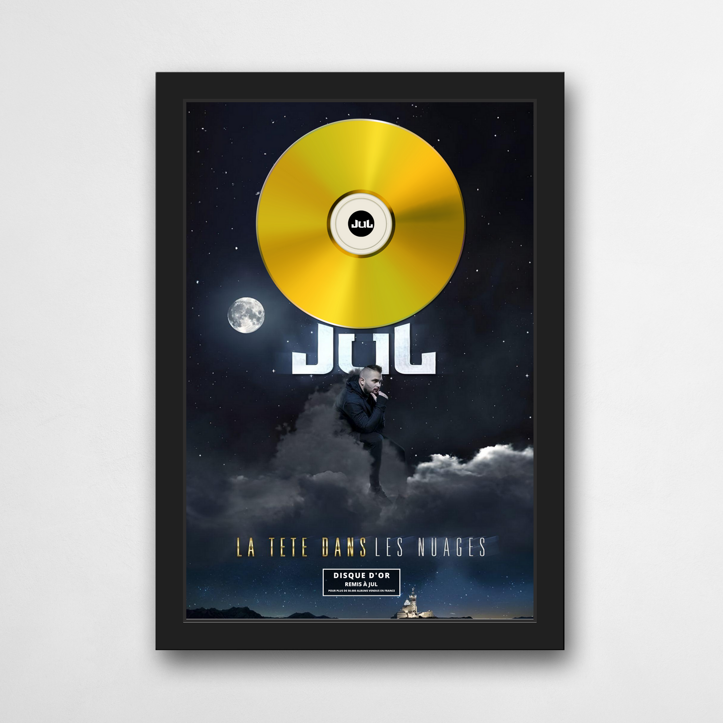 Disque d'or Jul - La tête dans les nuages | Rapcertif