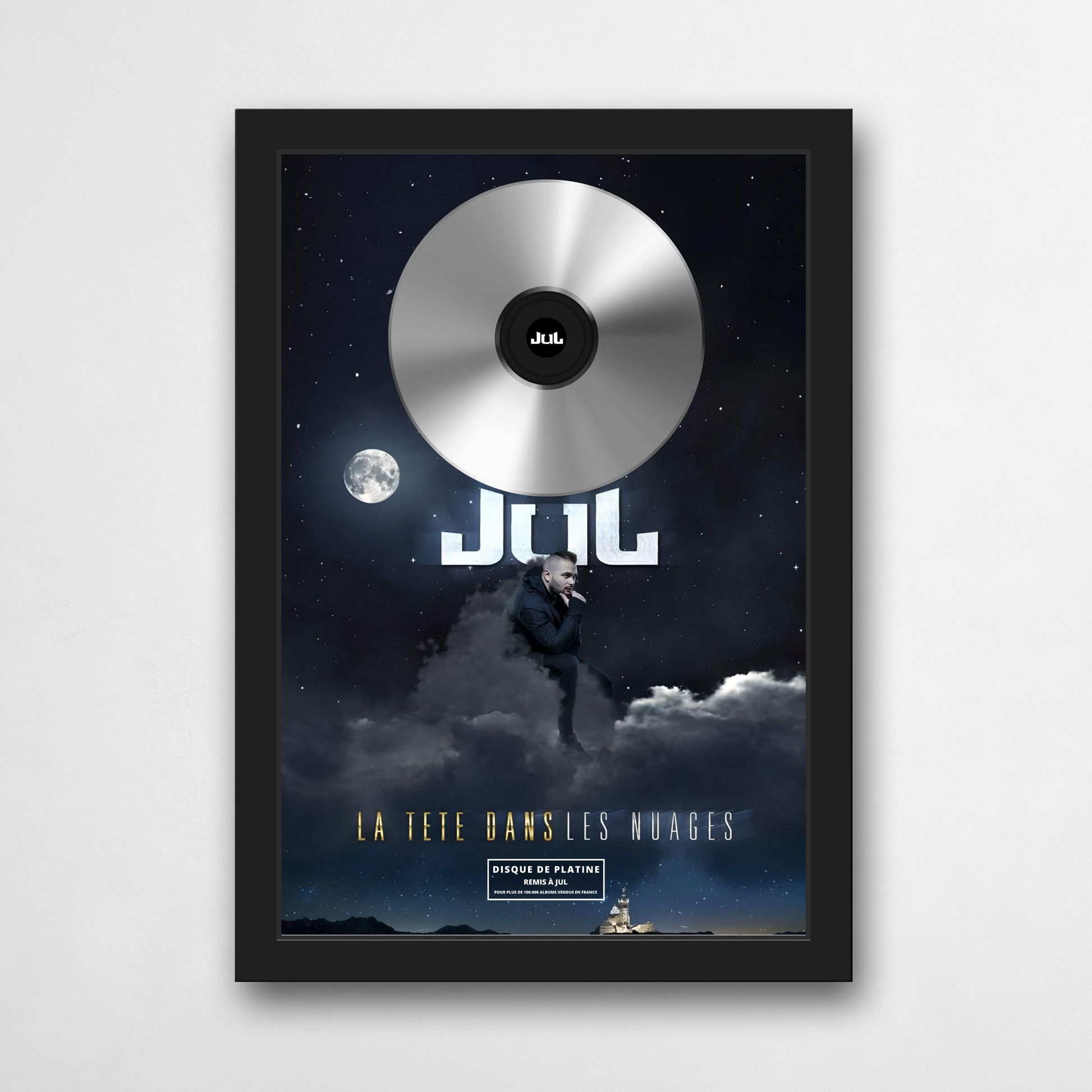 Disque de platine Jul - La tête dans les nuages | Rapcertif