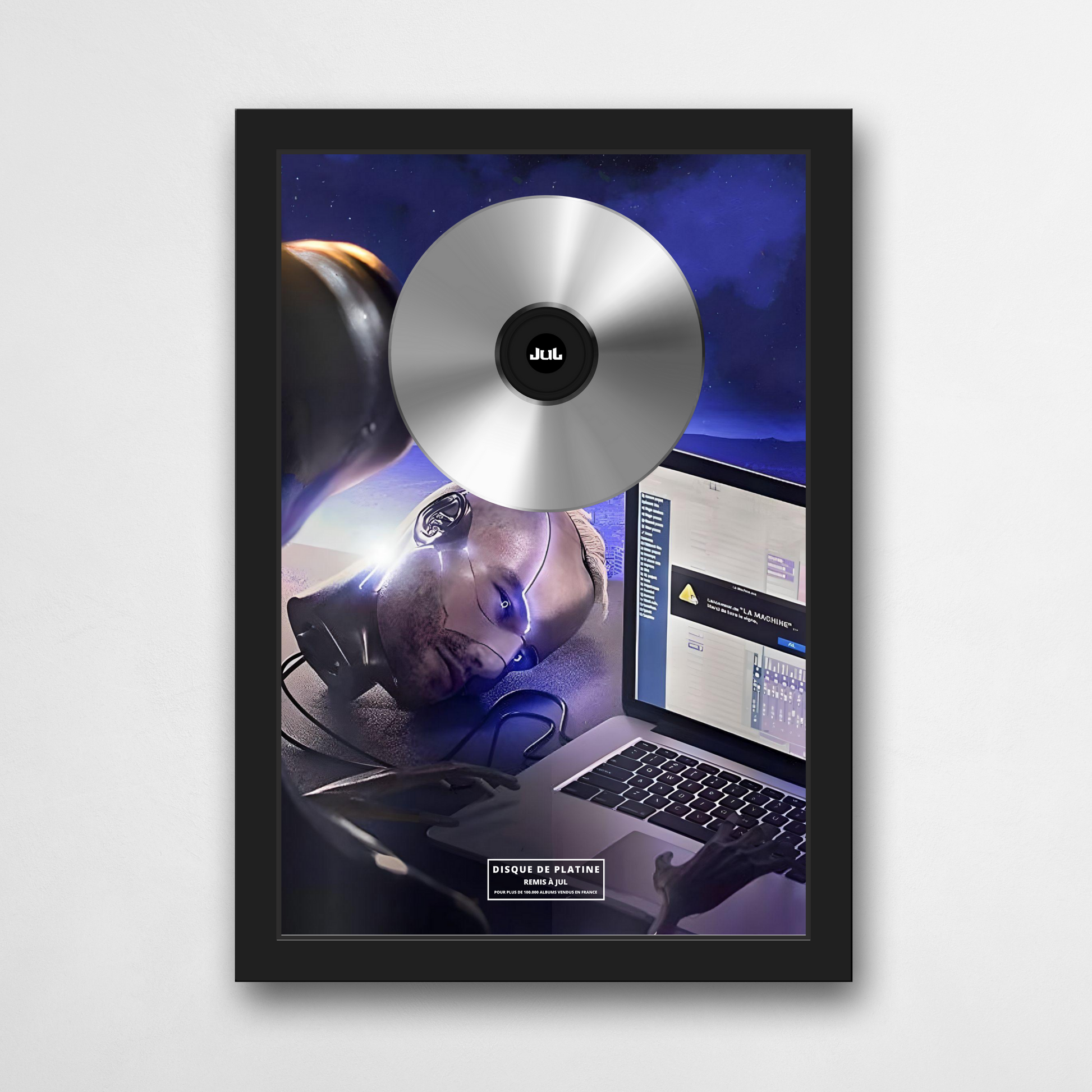Disque de platine Jul - La machine | Rapcertif
