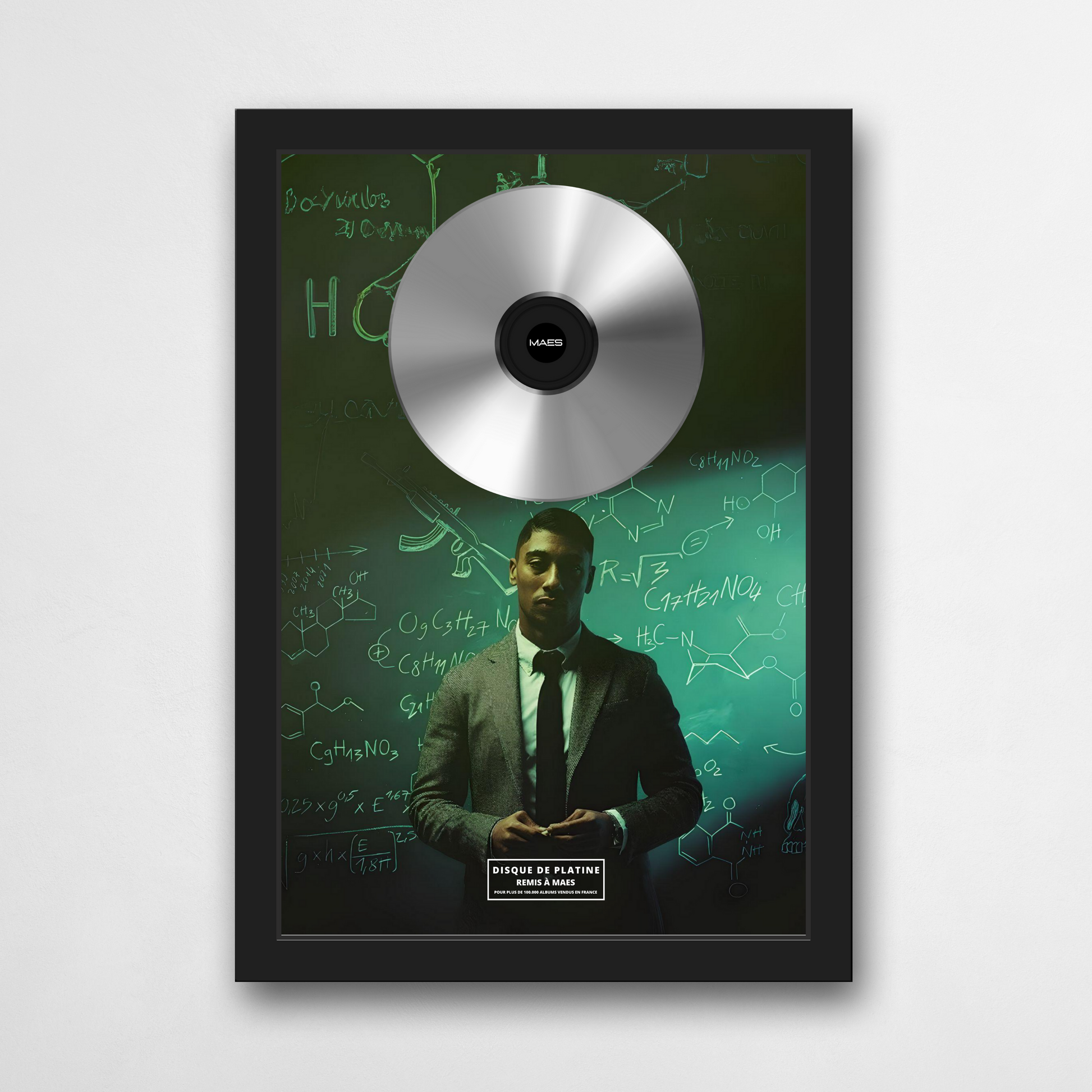 Disque de platine Maes - Réelle vie 3.0 | Rapcertif