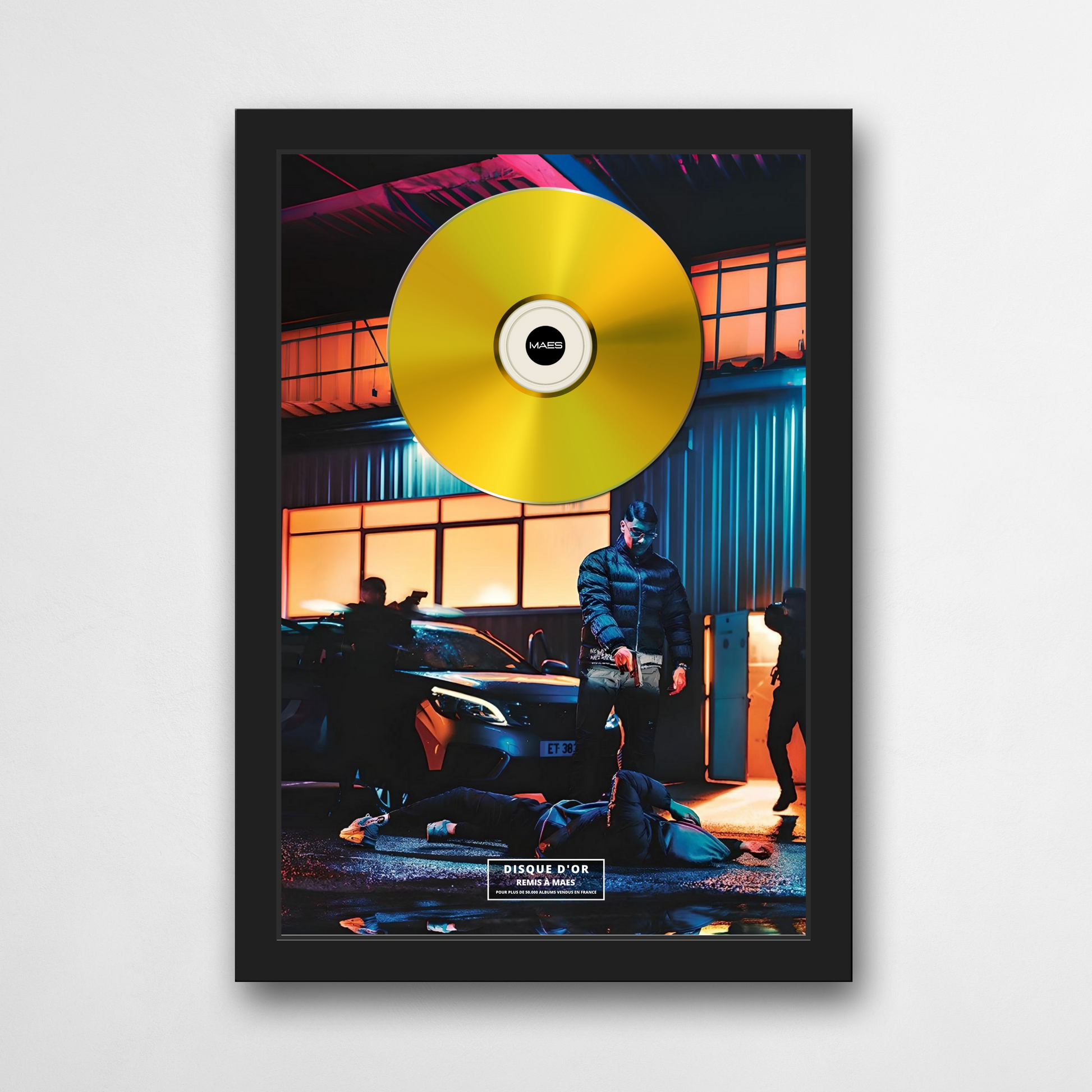 Disque d'or Maes - OMERTA | Rapcertif