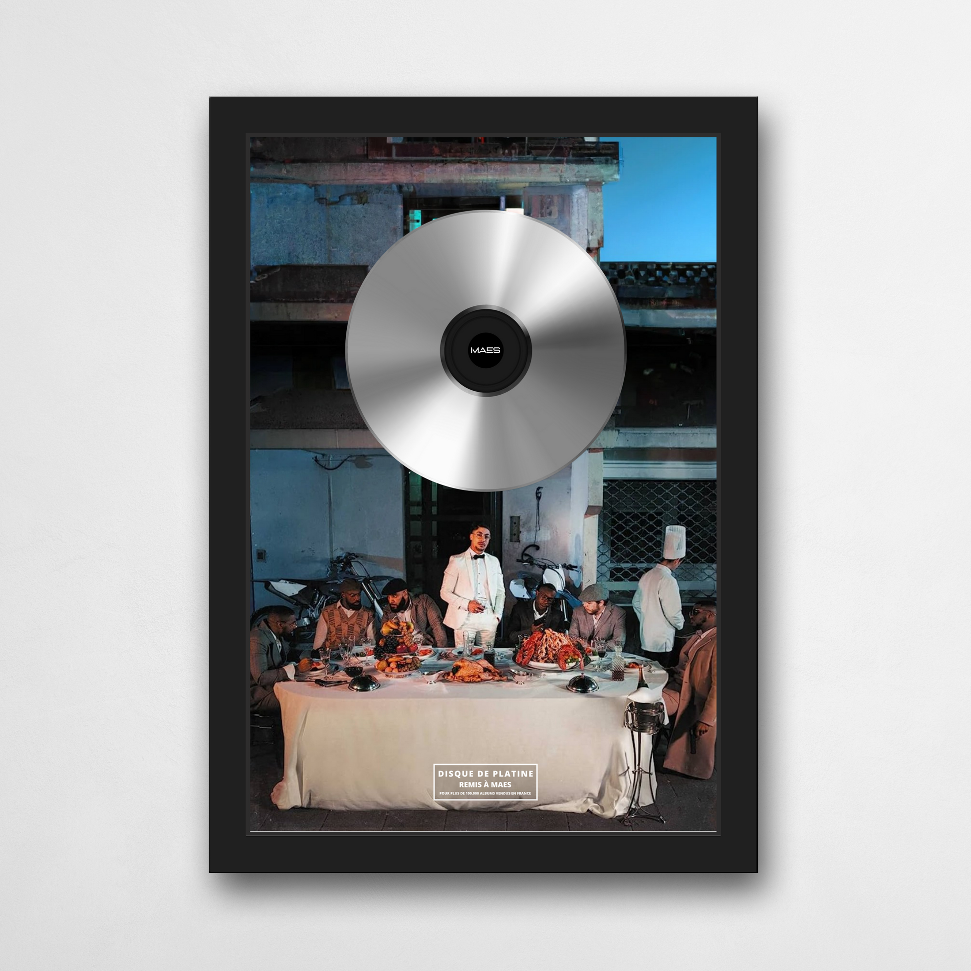 Disque de platine Maes - Les derniers salopards | Rapcertif