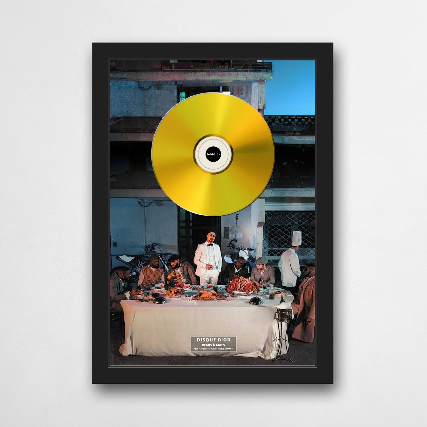 Disque d'or Maes - Les derniers salopards | Rapcertif