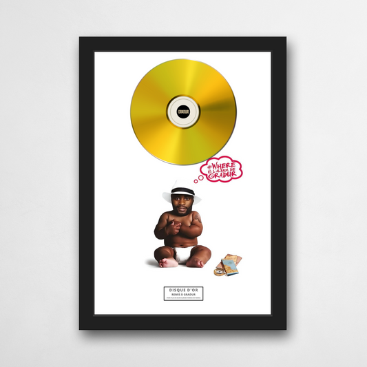 Disque d'or Gradur - Where Is l'album de Gradur | Rapcertif