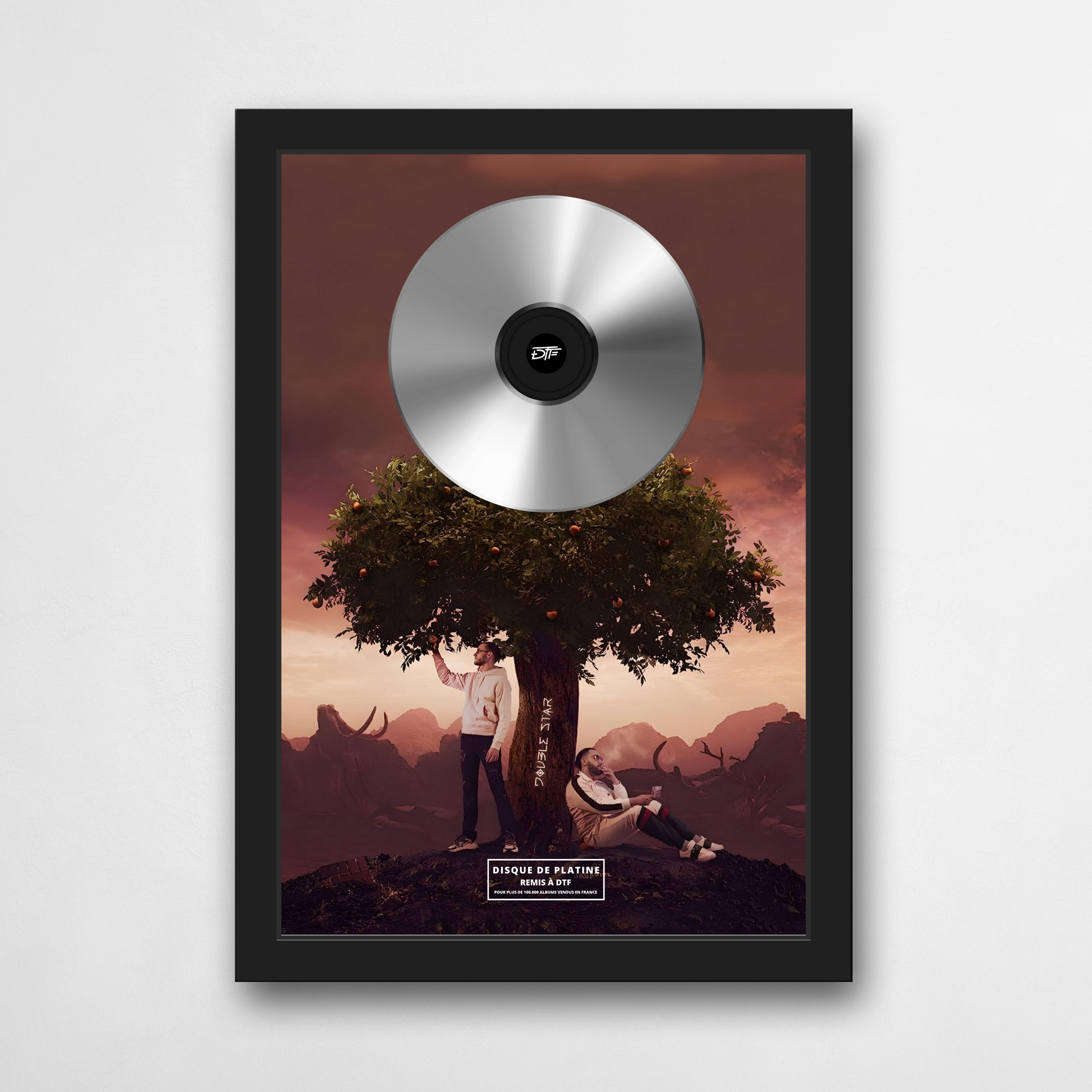 Disque de platine DTF - Double Star | Rapcertif