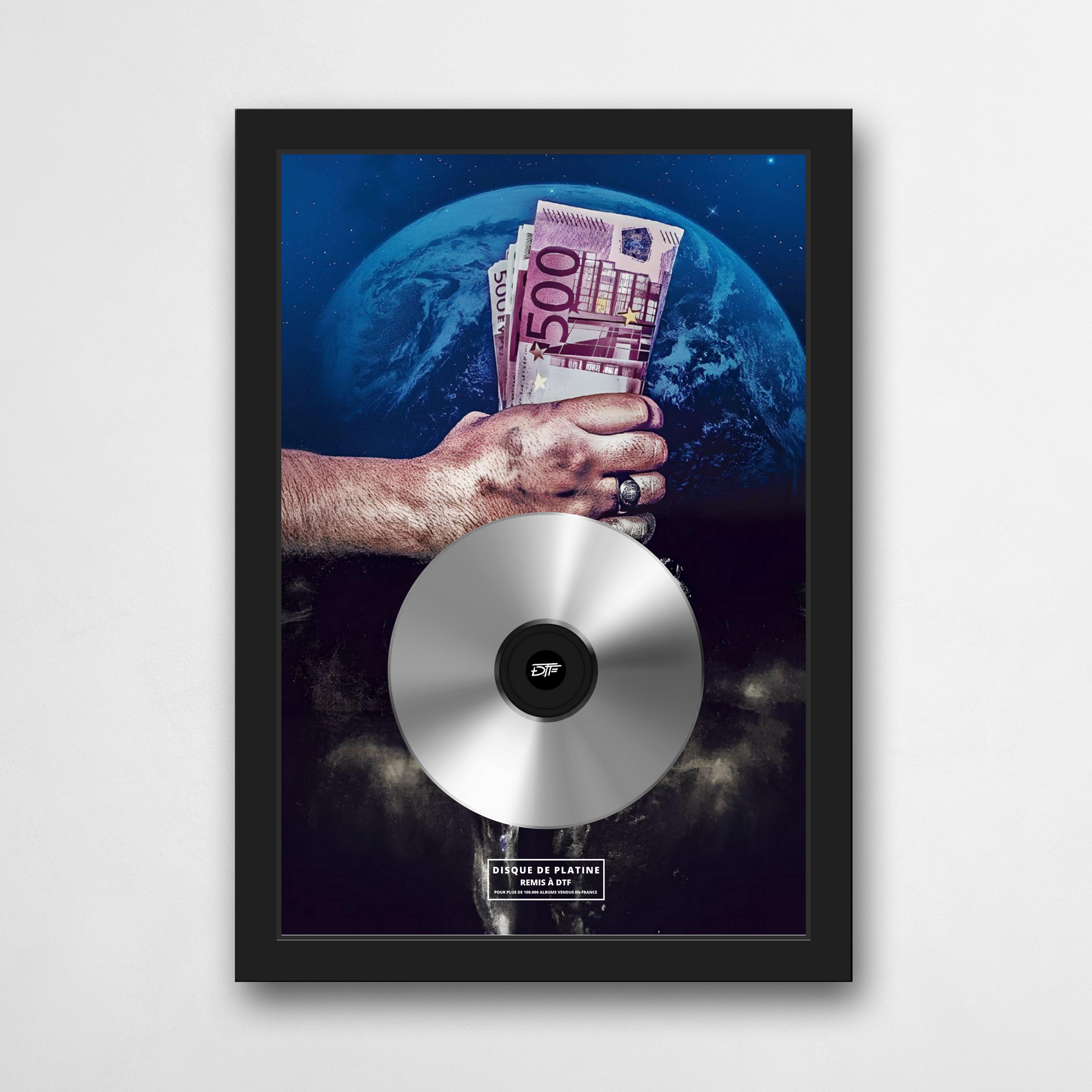 Disque de platine DTF - Sans rêve | Rapcertif