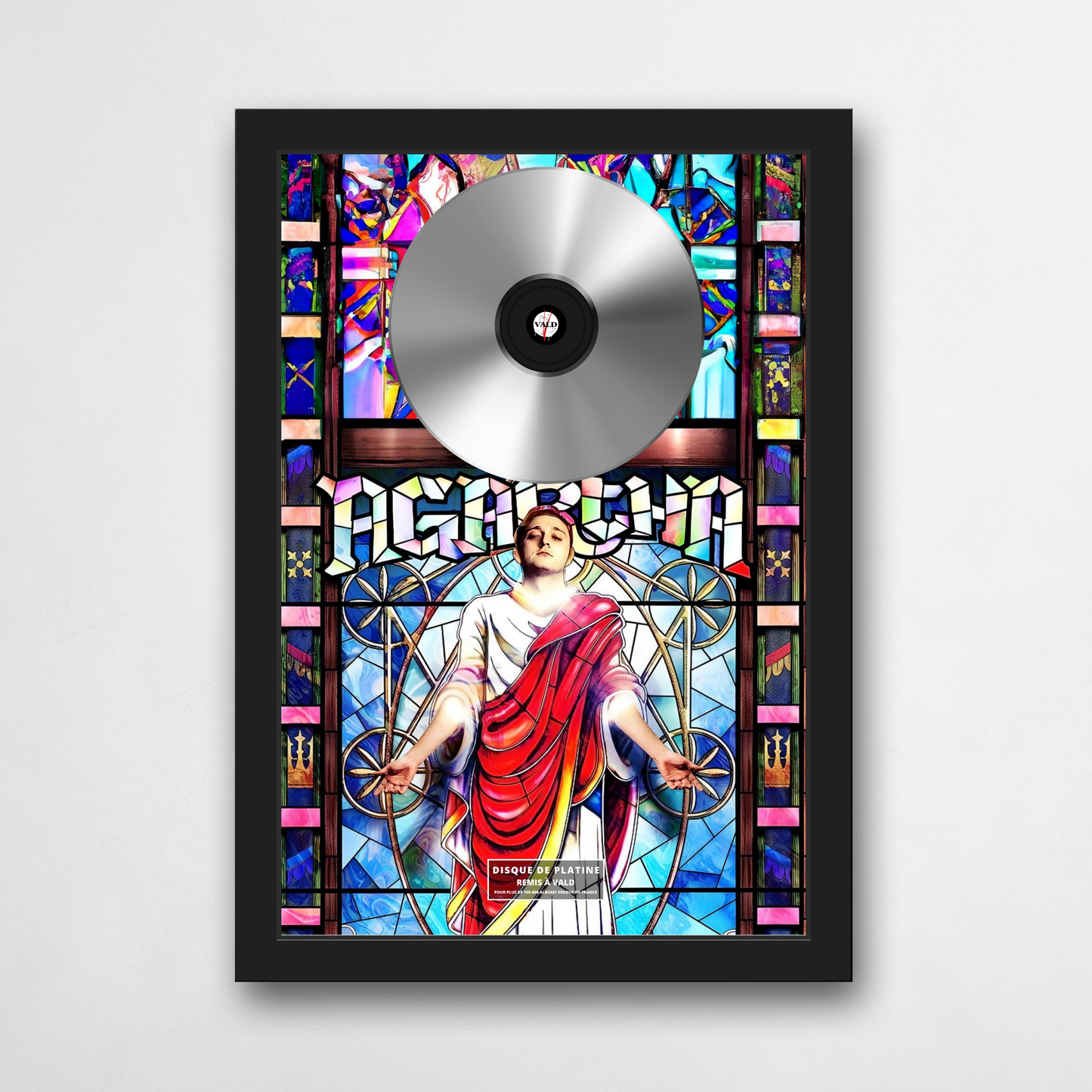 Disque de platine Vald - Agartha | Rapcertif