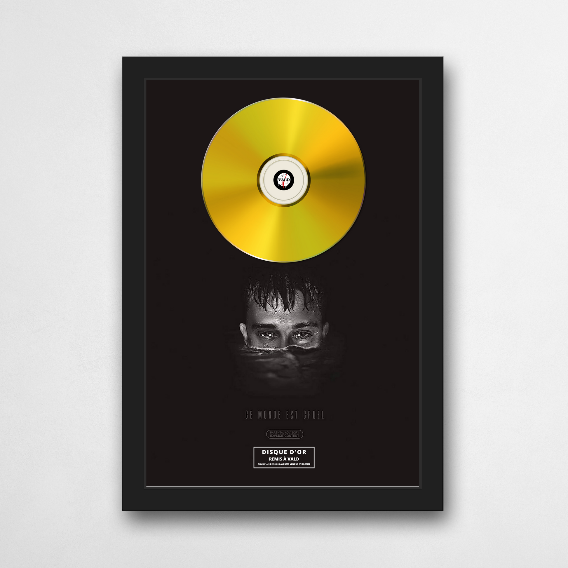 Disque d'or Vald - Ce monde est cruel | Rapcertif