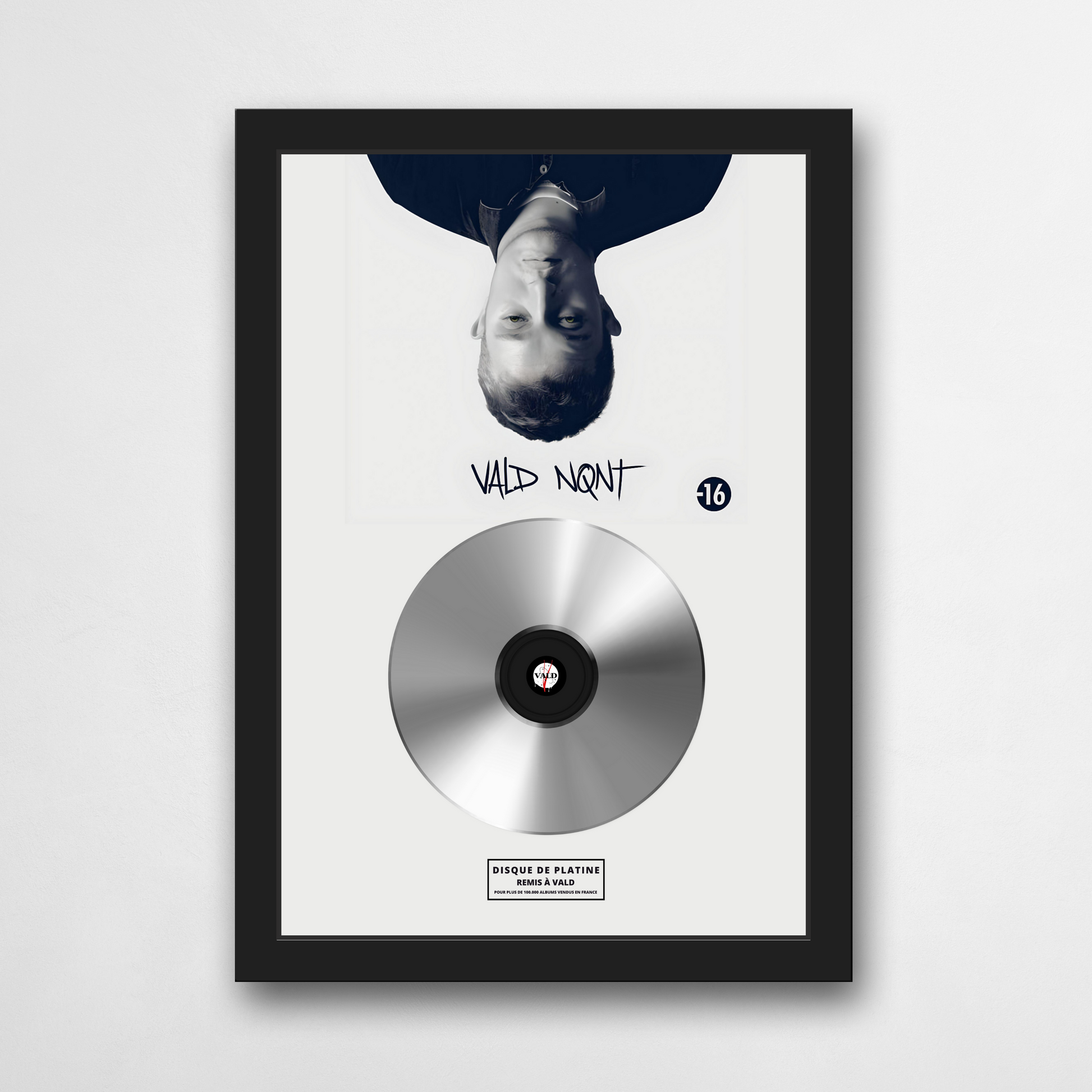 Disque de platine Vald - NQNT | Rapcertif