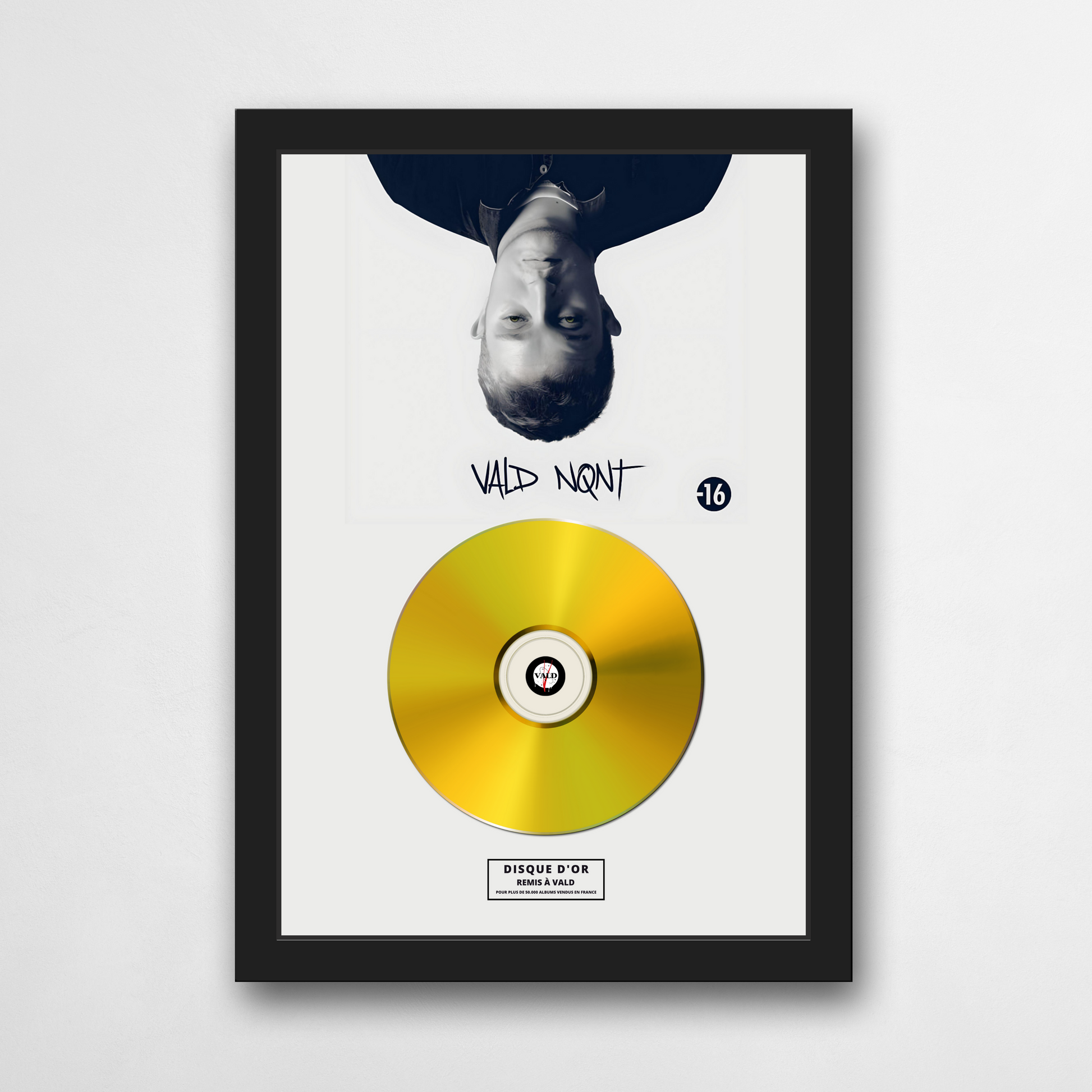 Disque d'or Vald - NQNT | Rapcertif