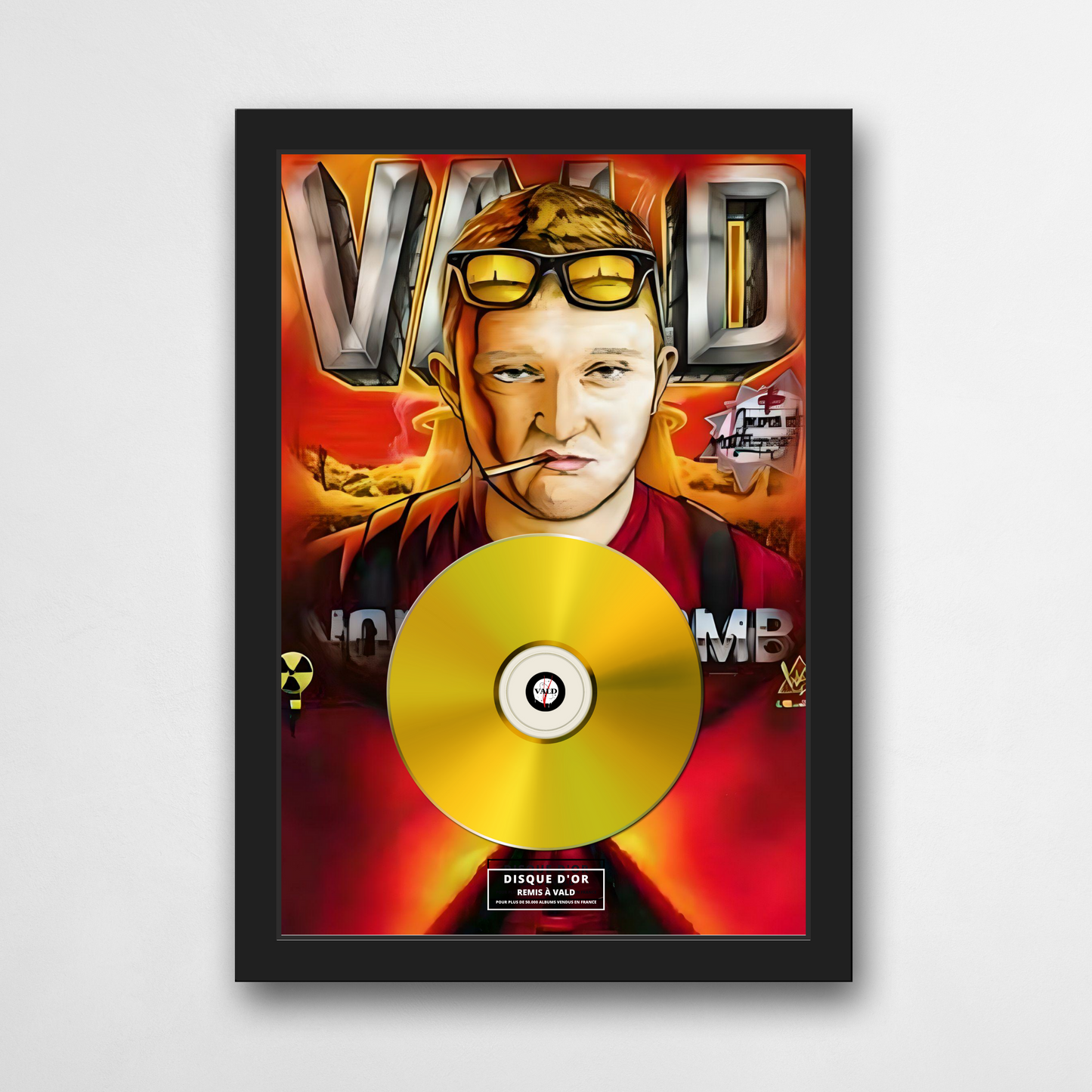 Disque d'or Vald - NQNTMQMQMB | Rapcertif