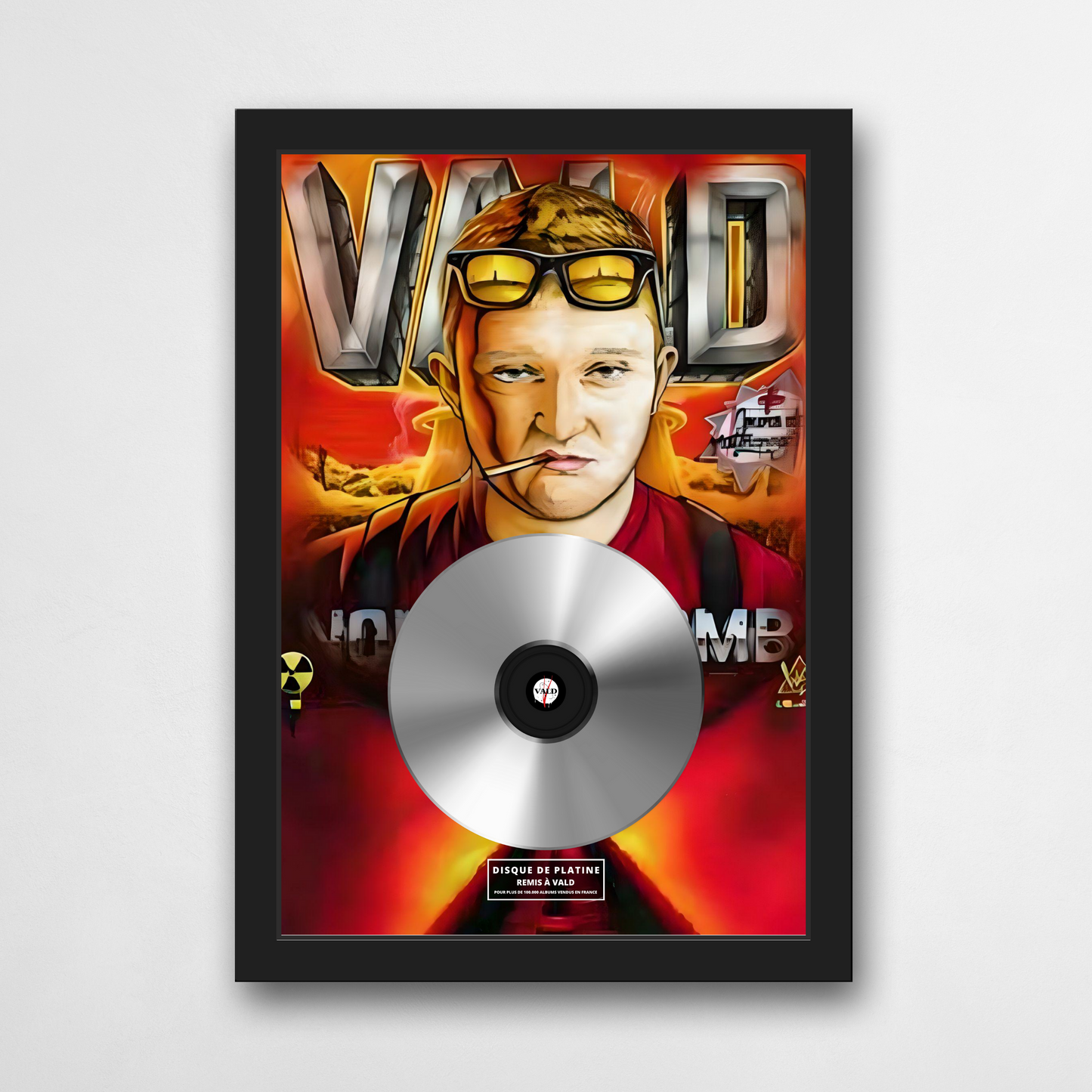 Disque de platine Vald - NQNTMQMQMB | Rapcertif