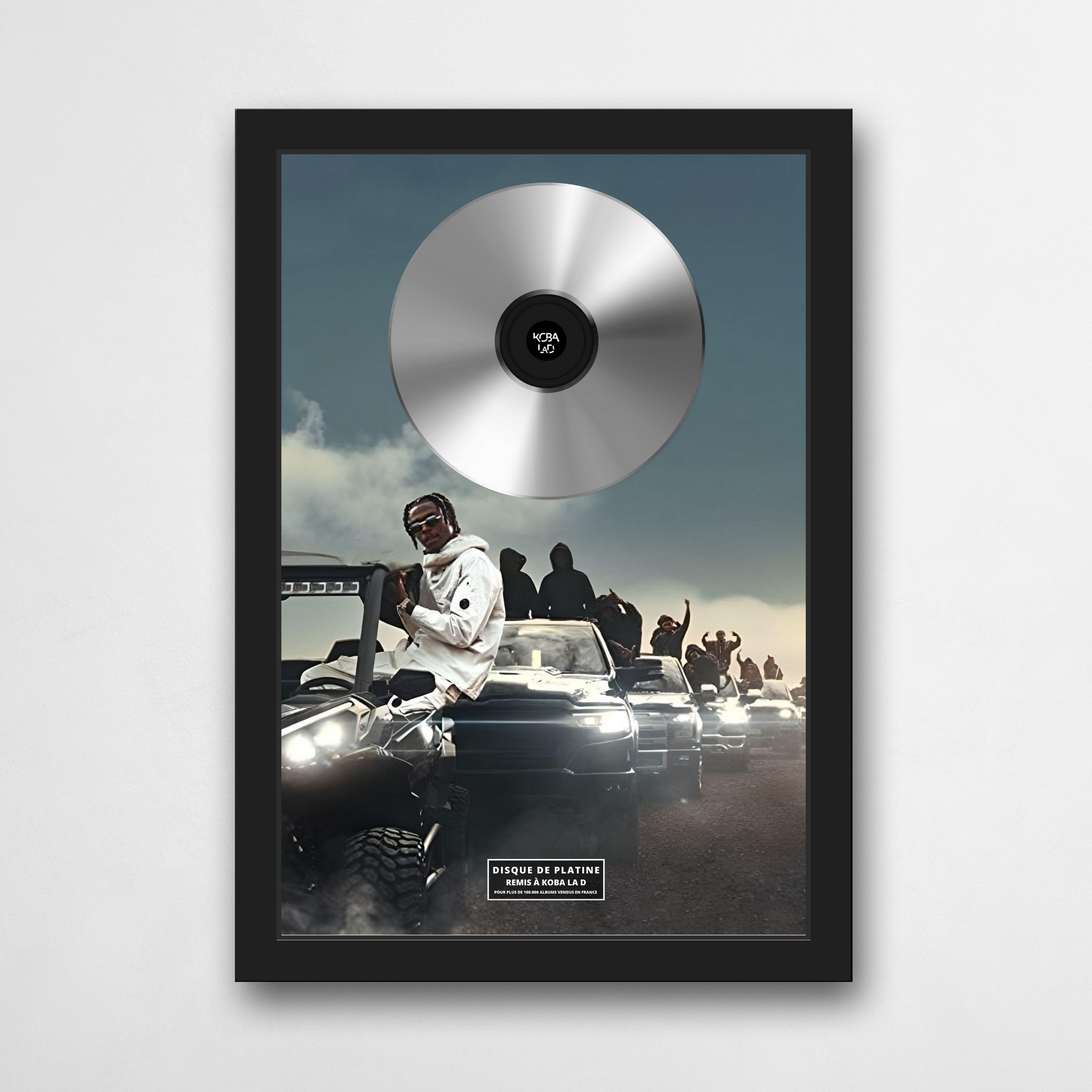 Disque de platine Koba laD - Cartel : volume 1 & 2 | Rapcertif
