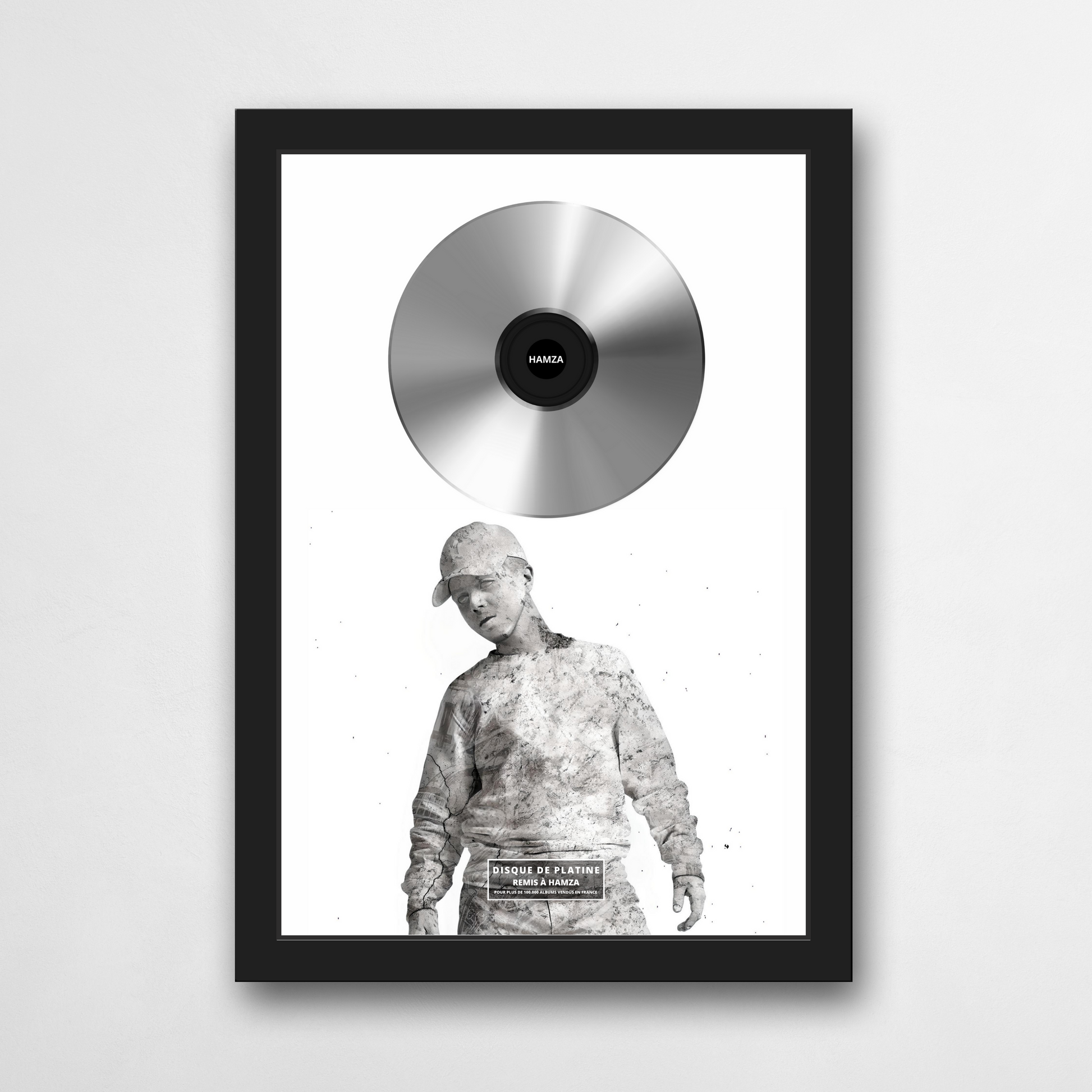 Disque de platine Hamza - Zombie Life | Rapcertif