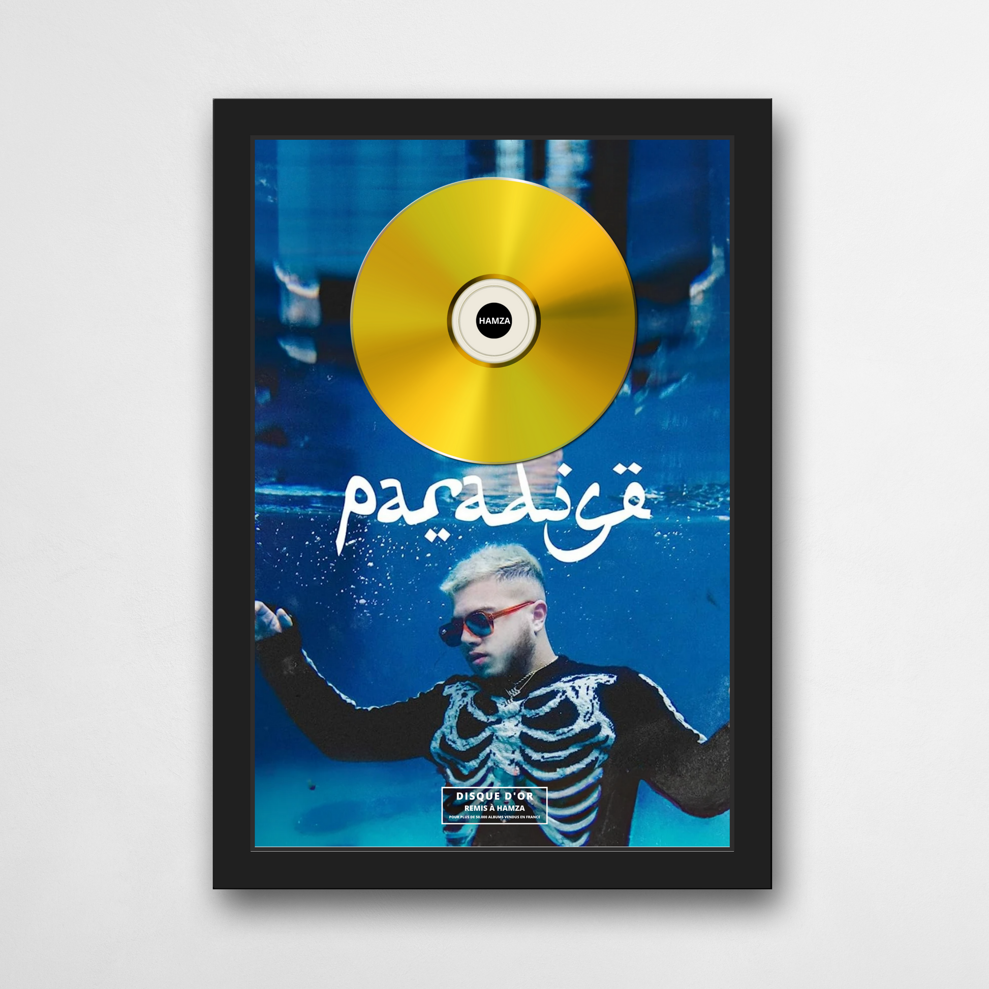 Disque d'or Hamza - Paradise | Rapcertif