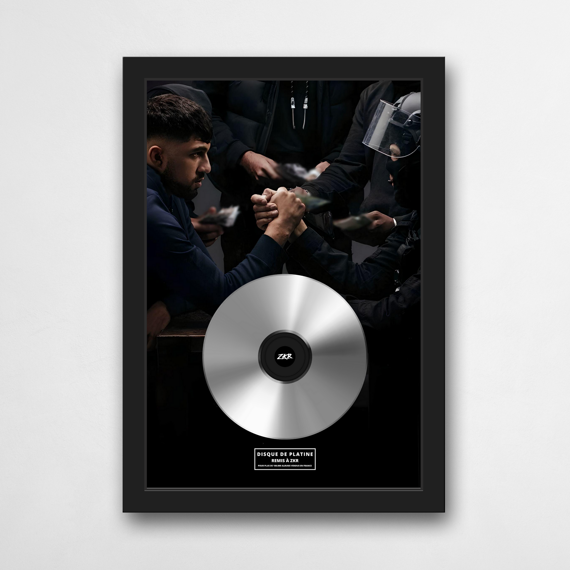 Disque de platine ZKR - Dans les mains | Rapcertif