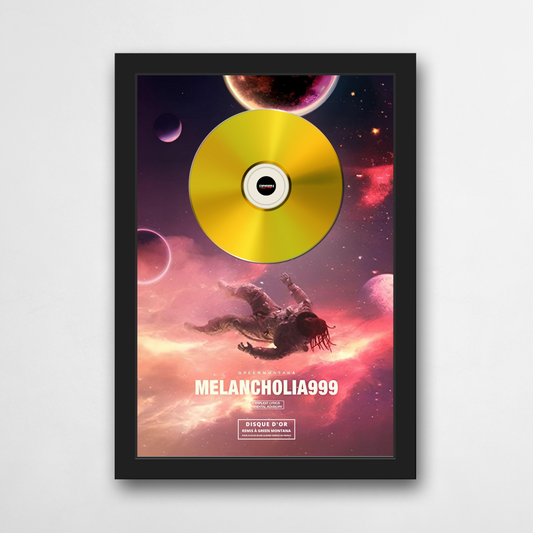 Disque d'or Green Montana - MELANCHOLIA 999 | Rapcertif
