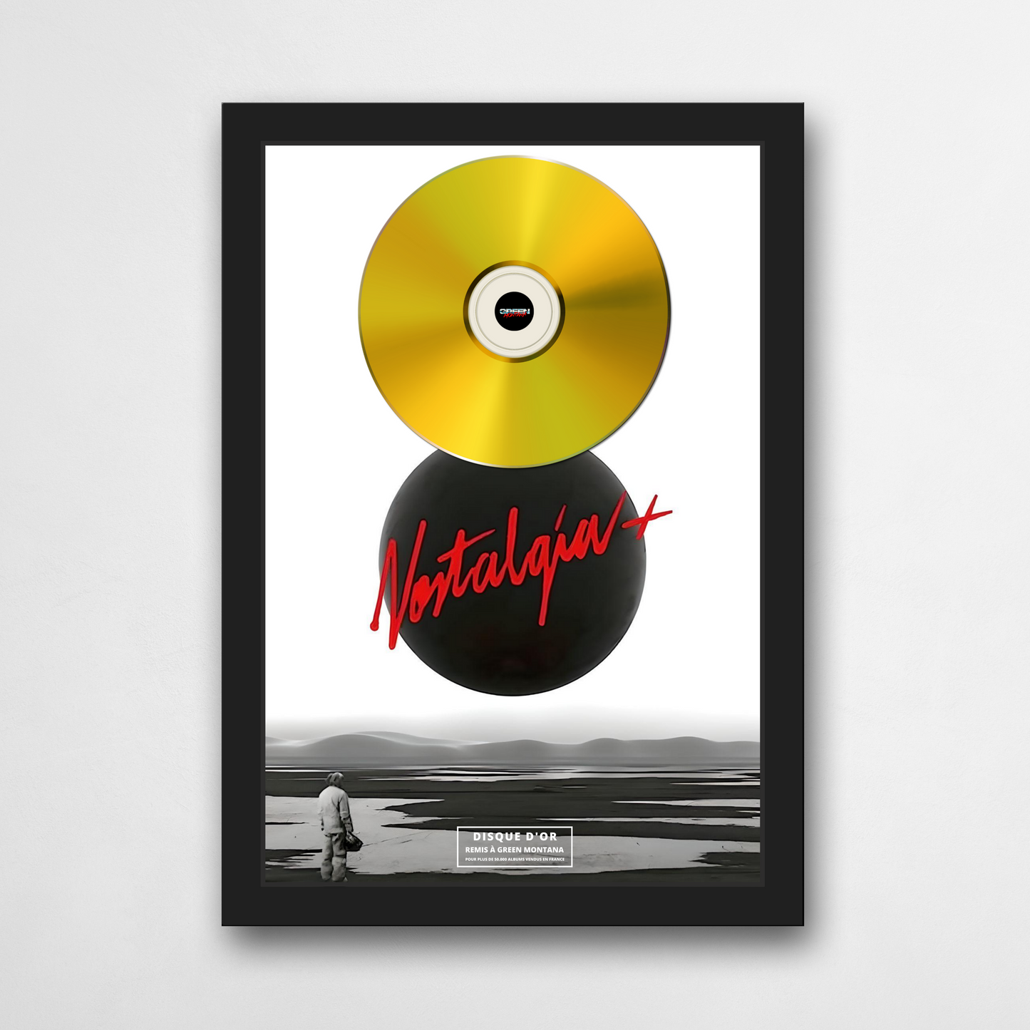 Disque d'or Green Montana - NOSTALGIA + | Rapcertif