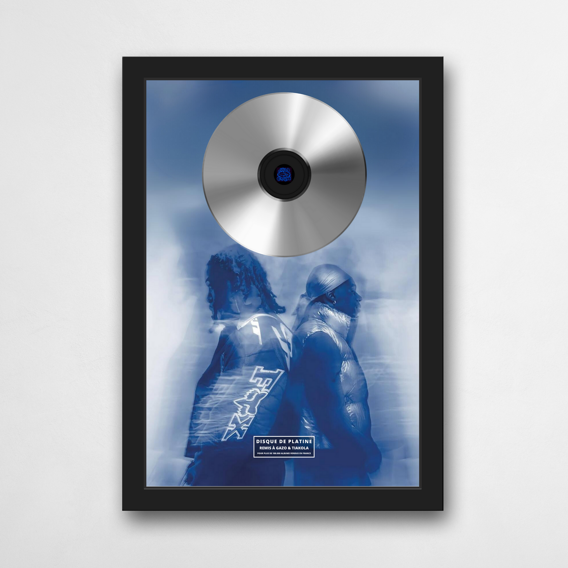 Disque de platine Gazo & Tiakola - La Melo Est Gangx | Rapcertif