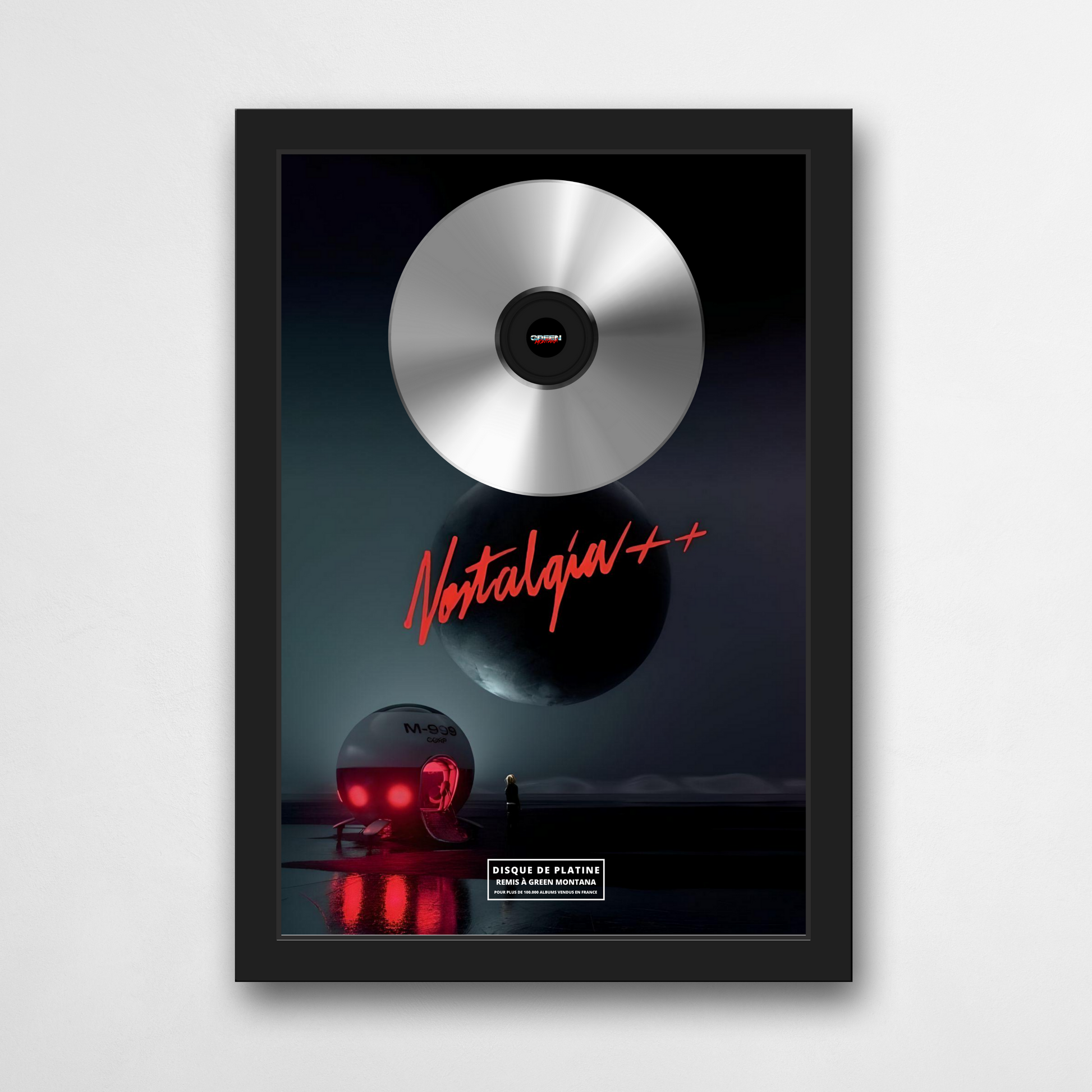 Disque de platine Green Montana - NOSTALGIA ++ | Rapcertif