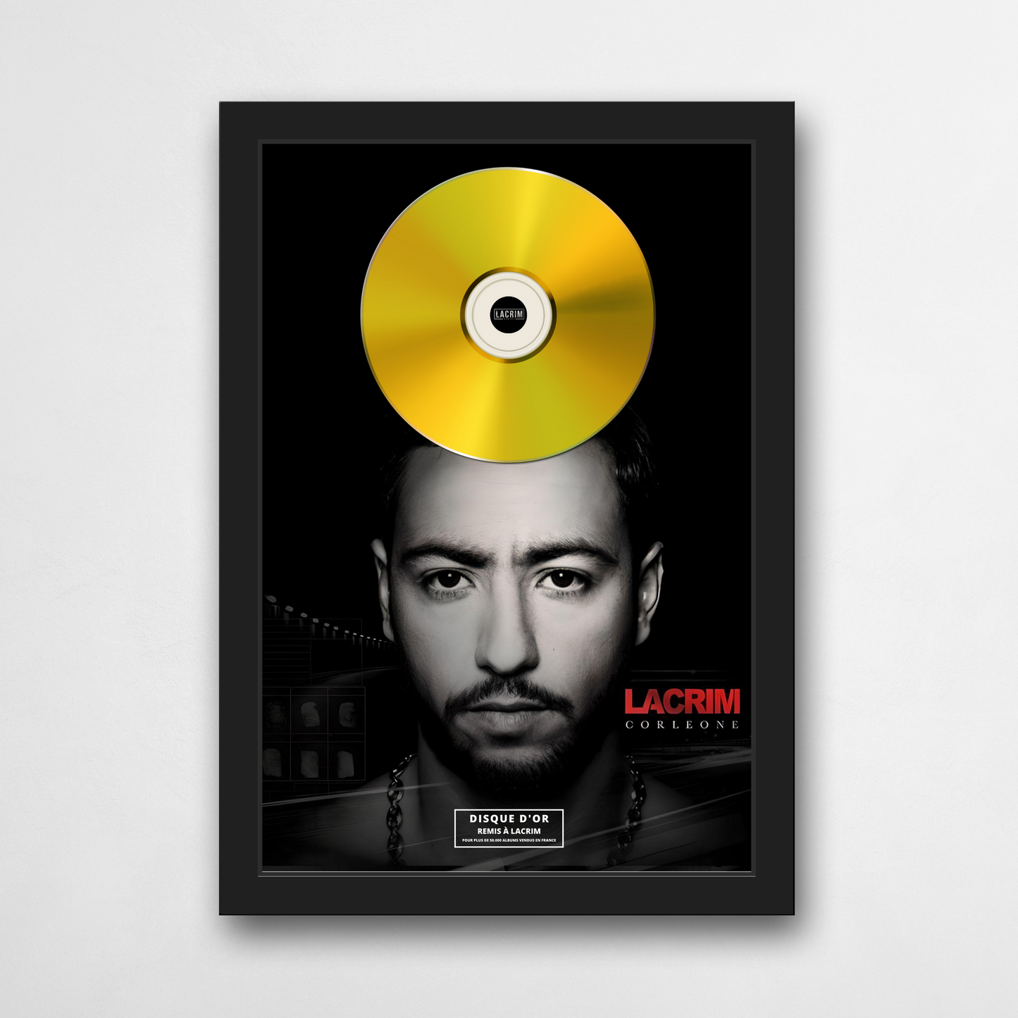 Disque d'or Lacrim - Corleone | Rapcertif