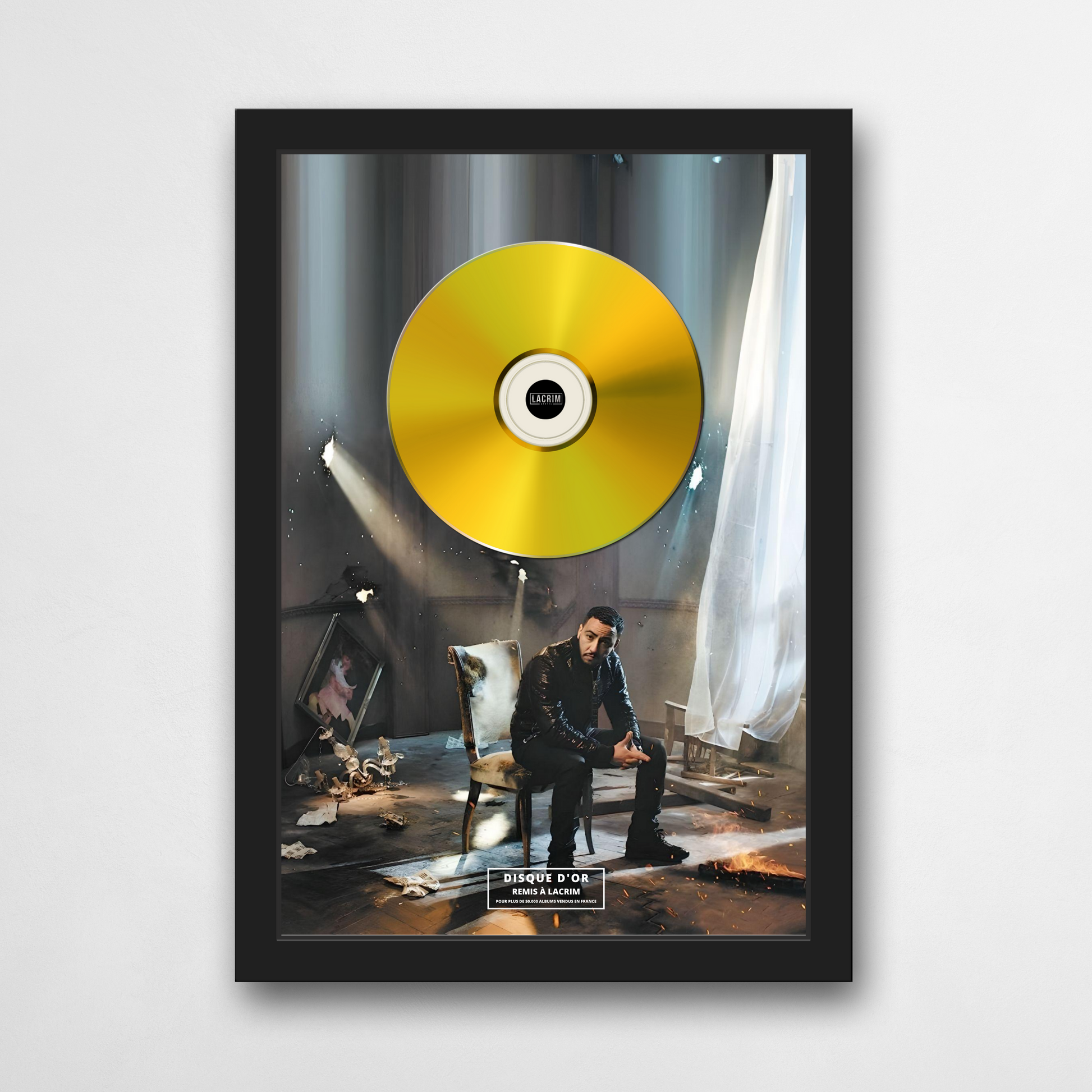 Disque d'or Lacrim - Force & Honneur | Rapcertif