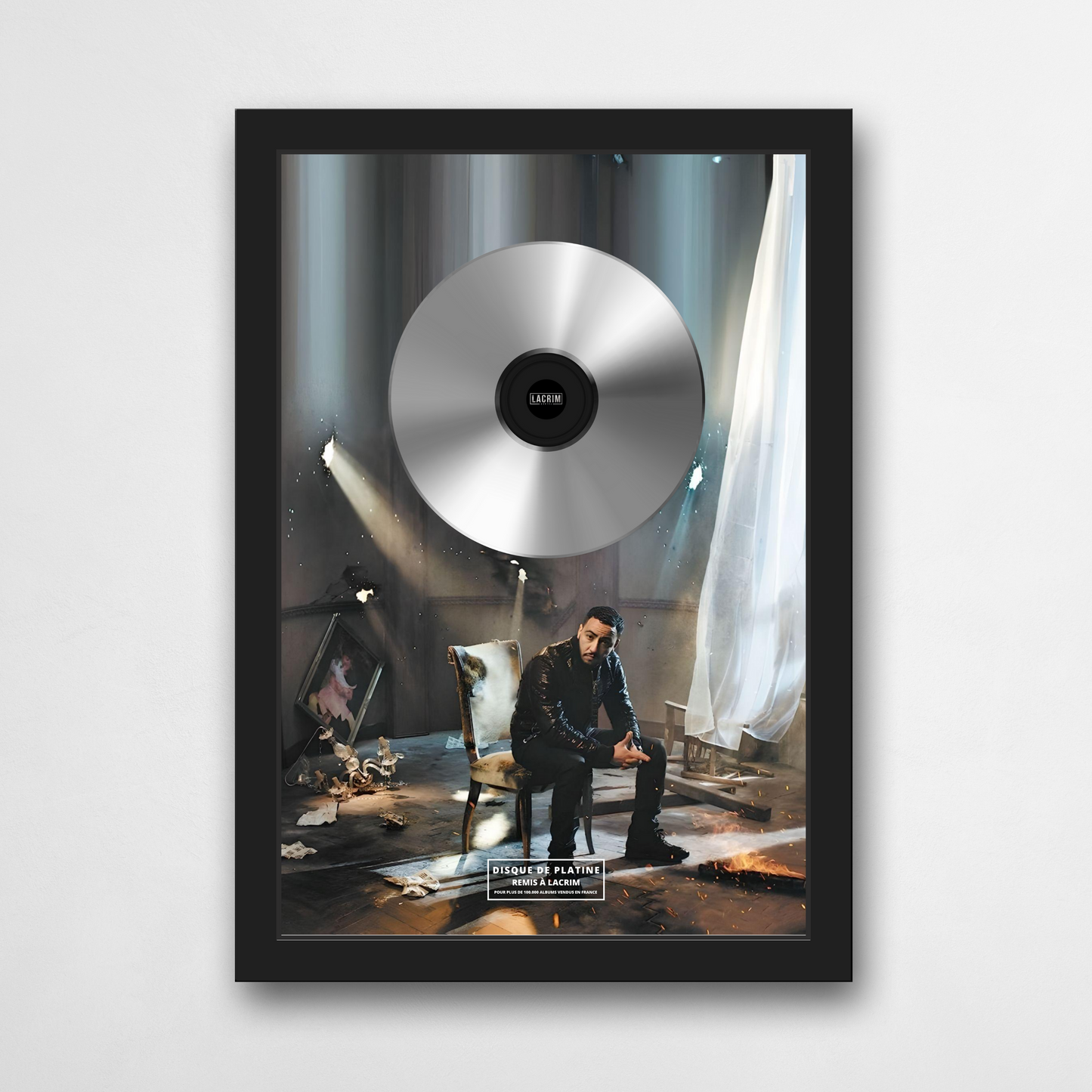 Disque de platine Lacrim - Force & Honneur | Rapcertif