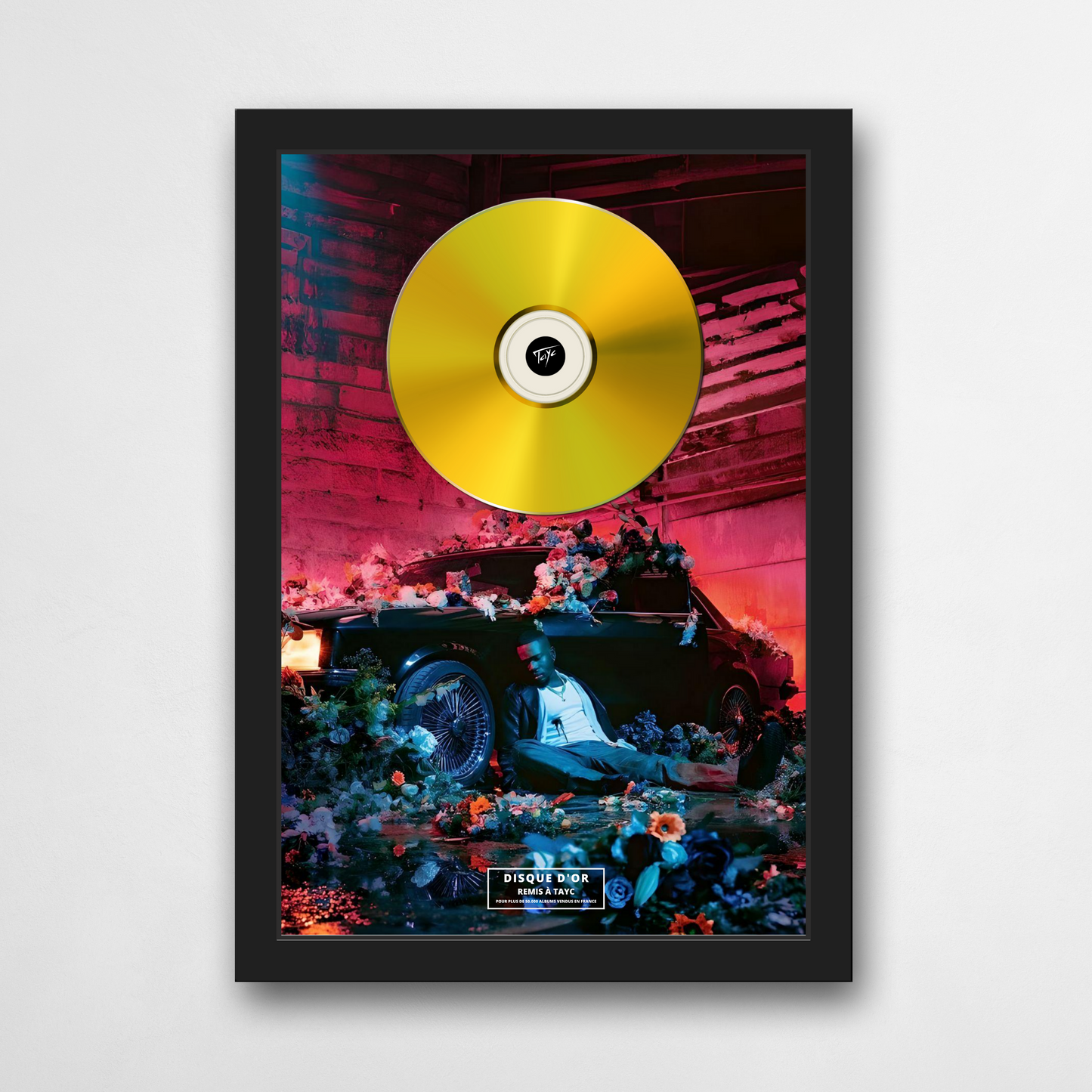 Disque d'or Tayc - Fleur froide | Rapcertif