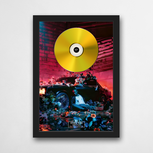 Disque d'or Tayc - Fleur froide | Rapcertif