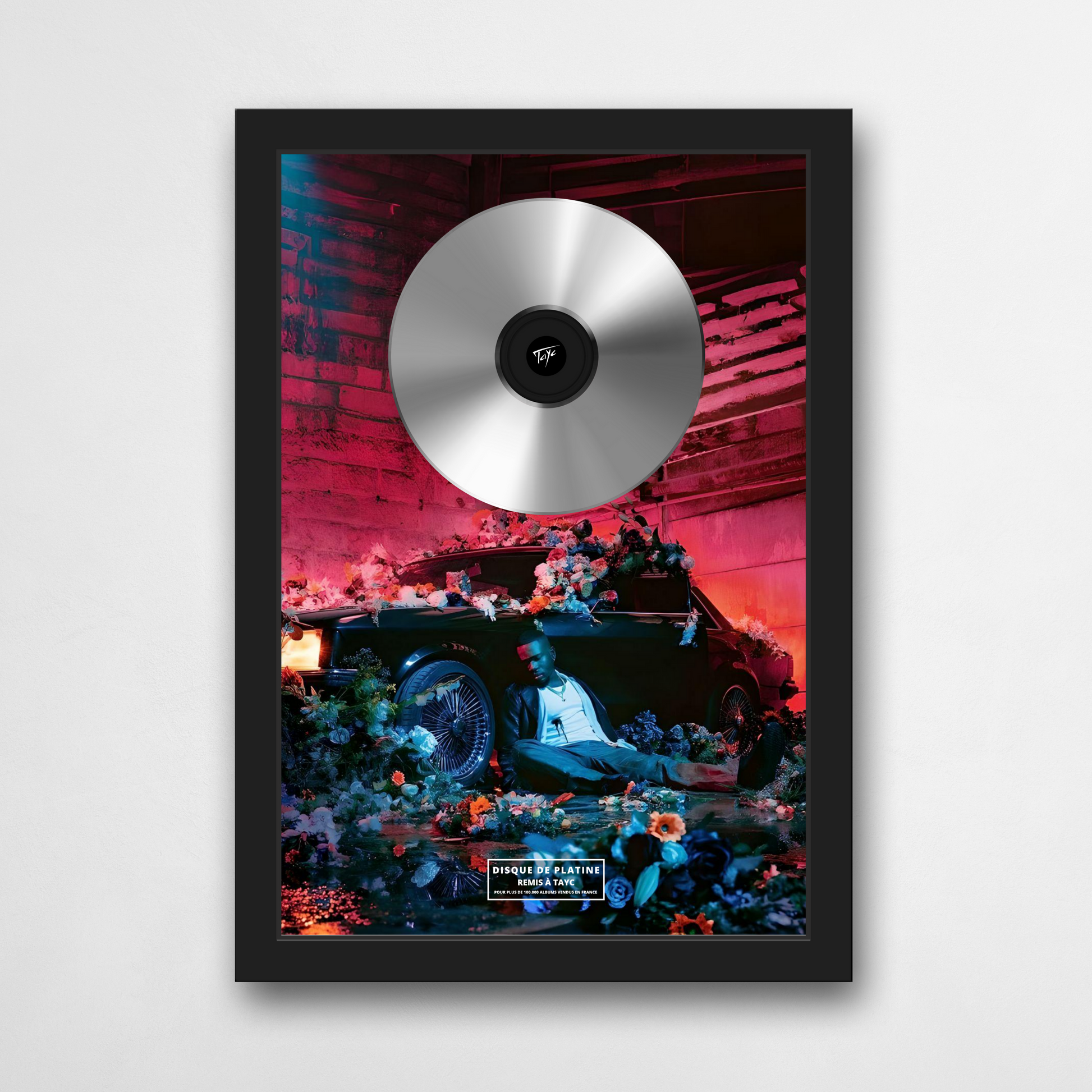 Disque de platine Tayc - Fleur froide | Rapcertif