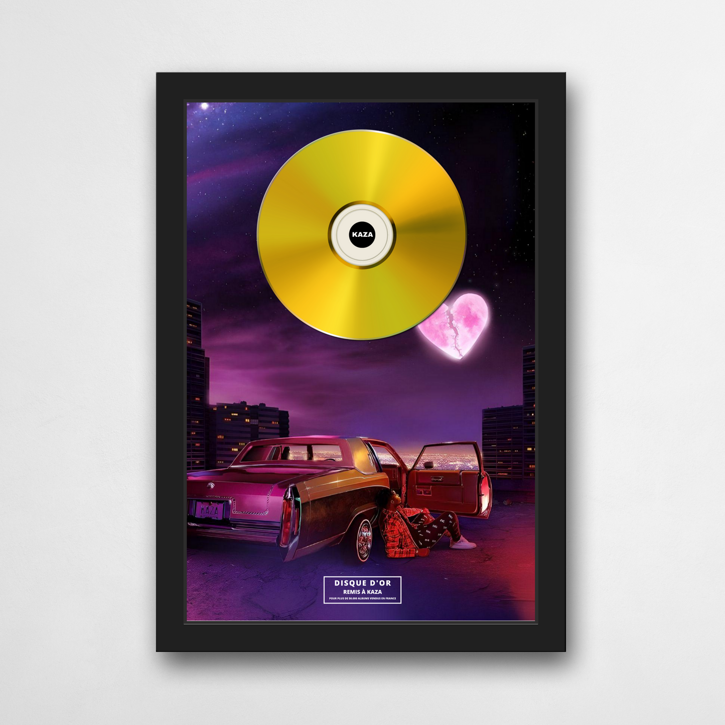Disque d'or Kaza - HEARTBREAK LIFE | Rapcertif