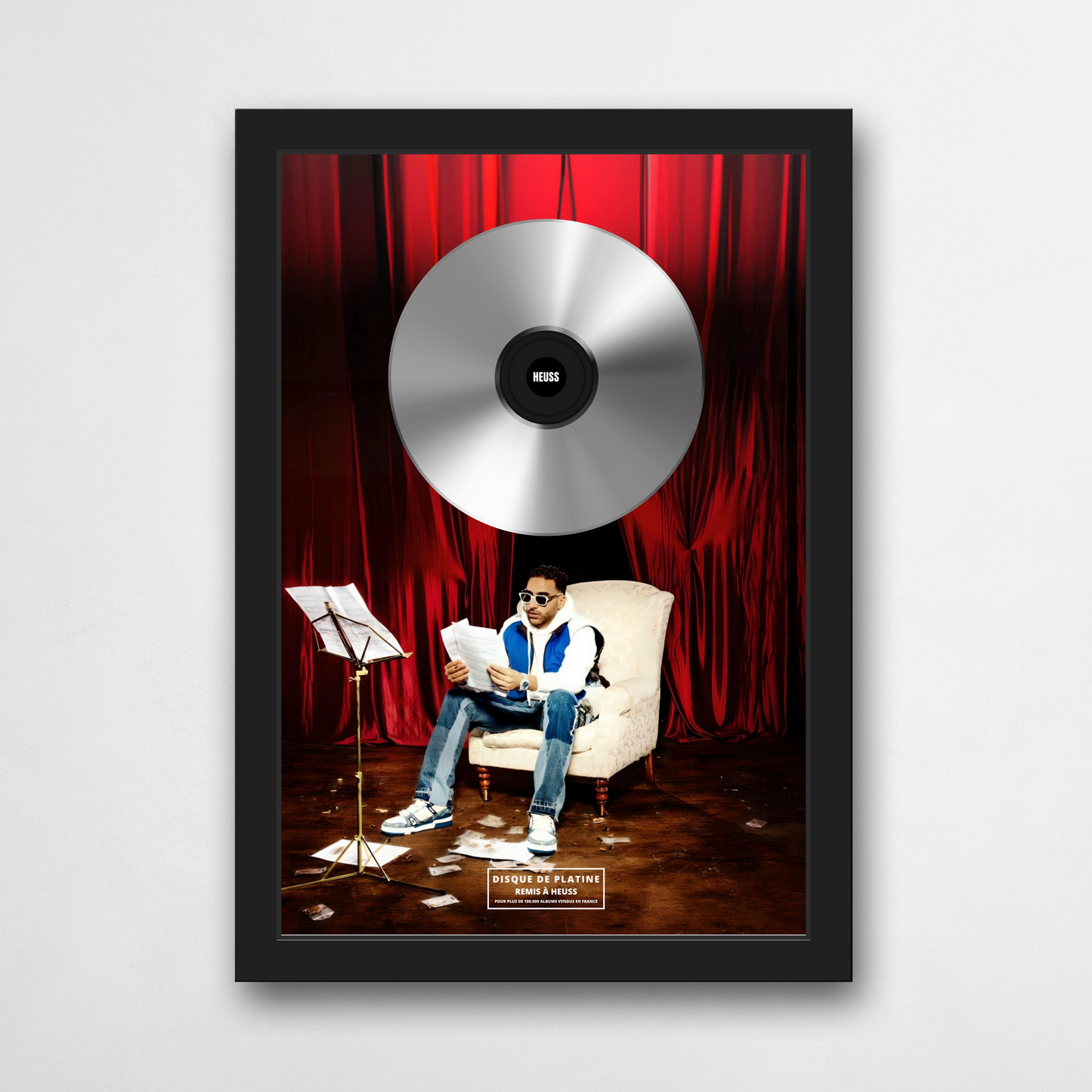 Disque de platine Heuss L’enfoiré - Localisé | Rapcertif