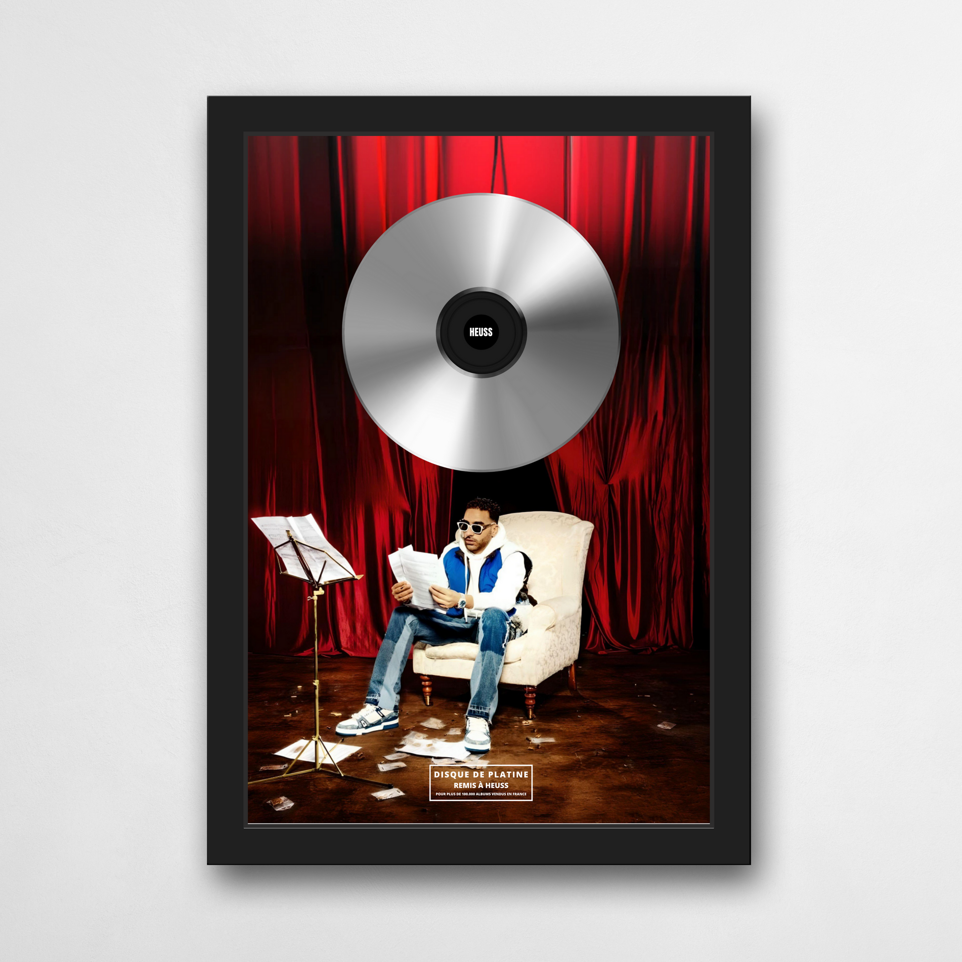 Disque de platine Heuss L’enfoiré - Localisé | Rapcertif