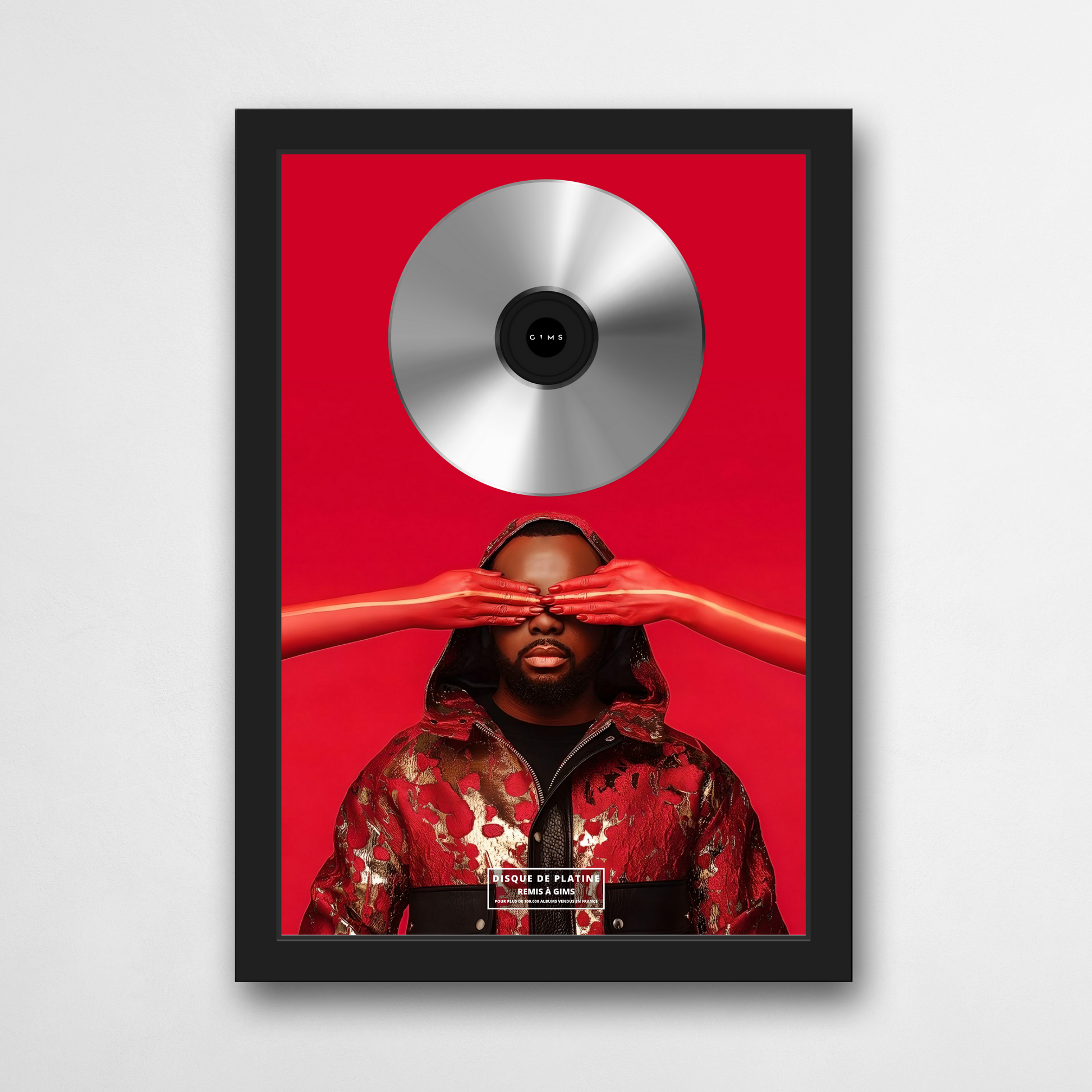 Disque de platine Gims - Ceinture noire | Rapcertif