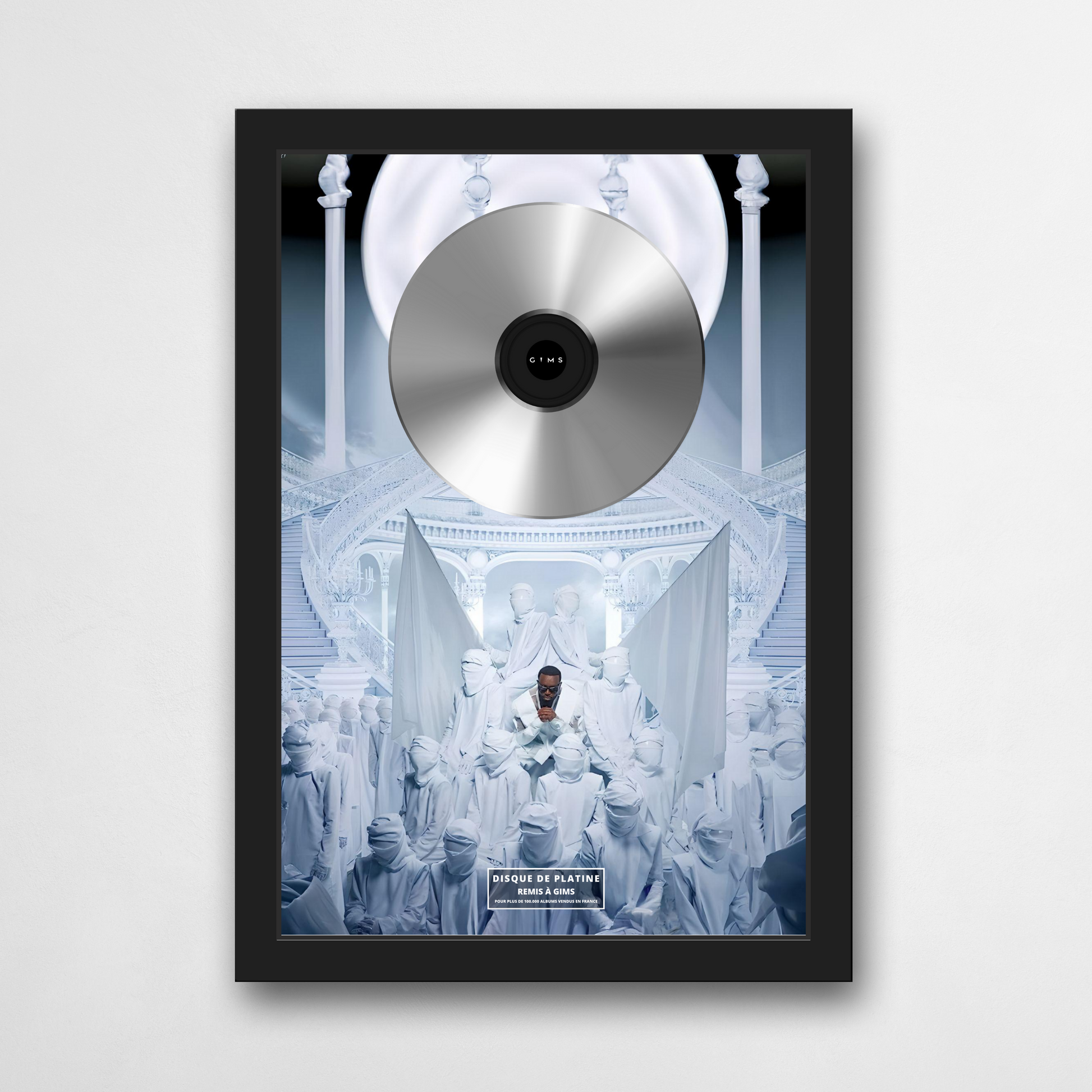 Disque de platine Gims - LES DERNIÈRES VOLONTÉS DE MOZART | Rapcertif