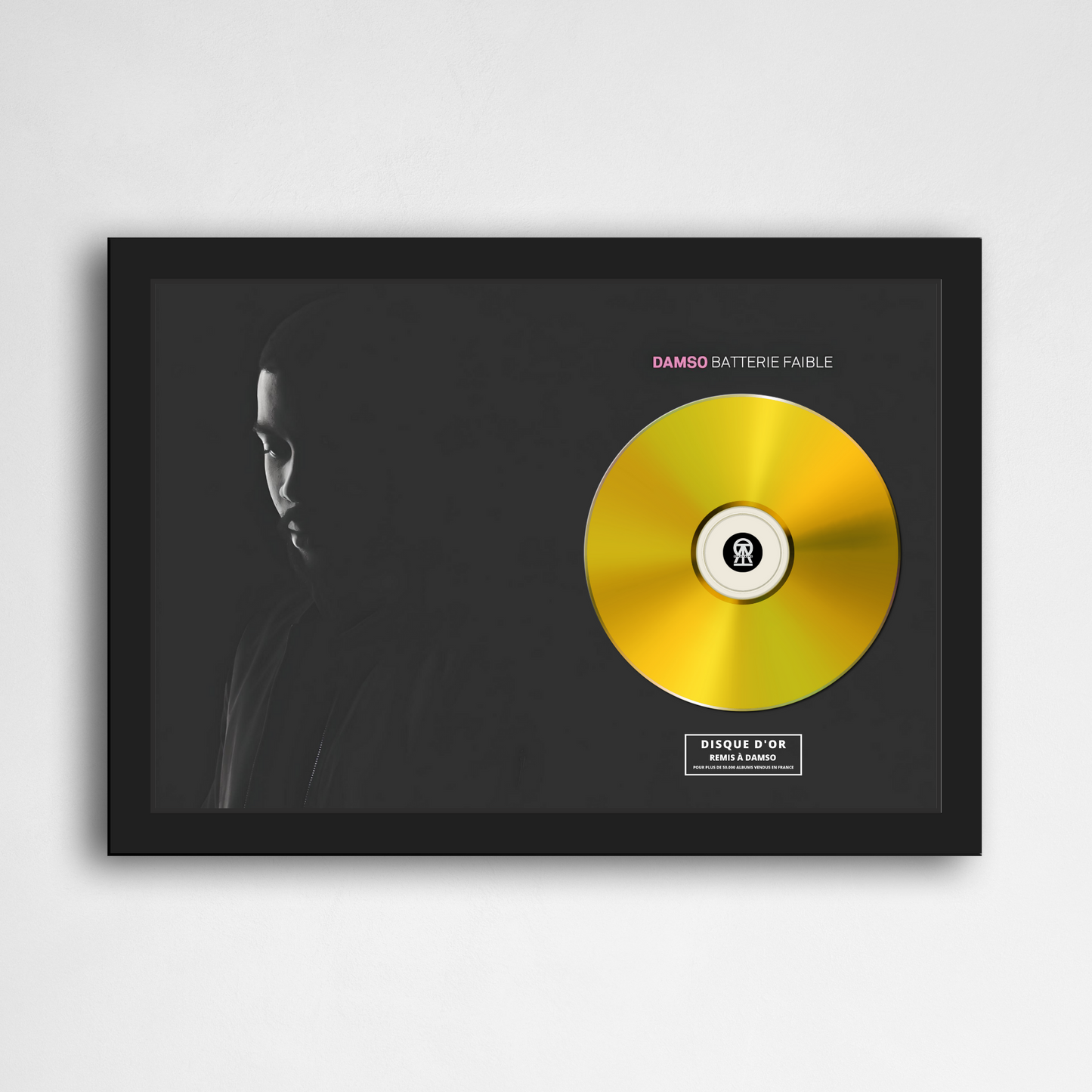 Disque d'or Damso - Batterie faible | Rapcertif