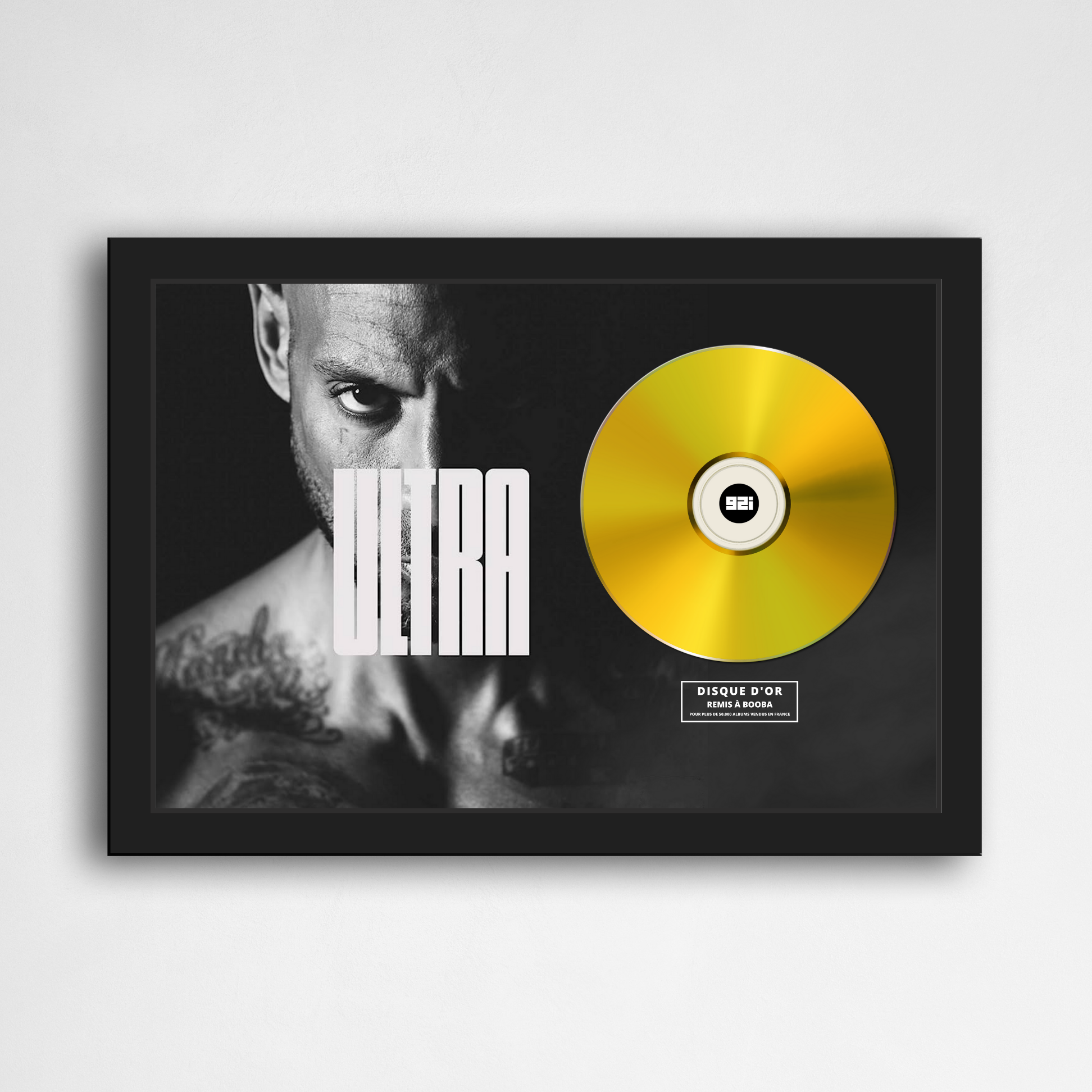 Disque d'or Booba - ULTRA | Rapcertif