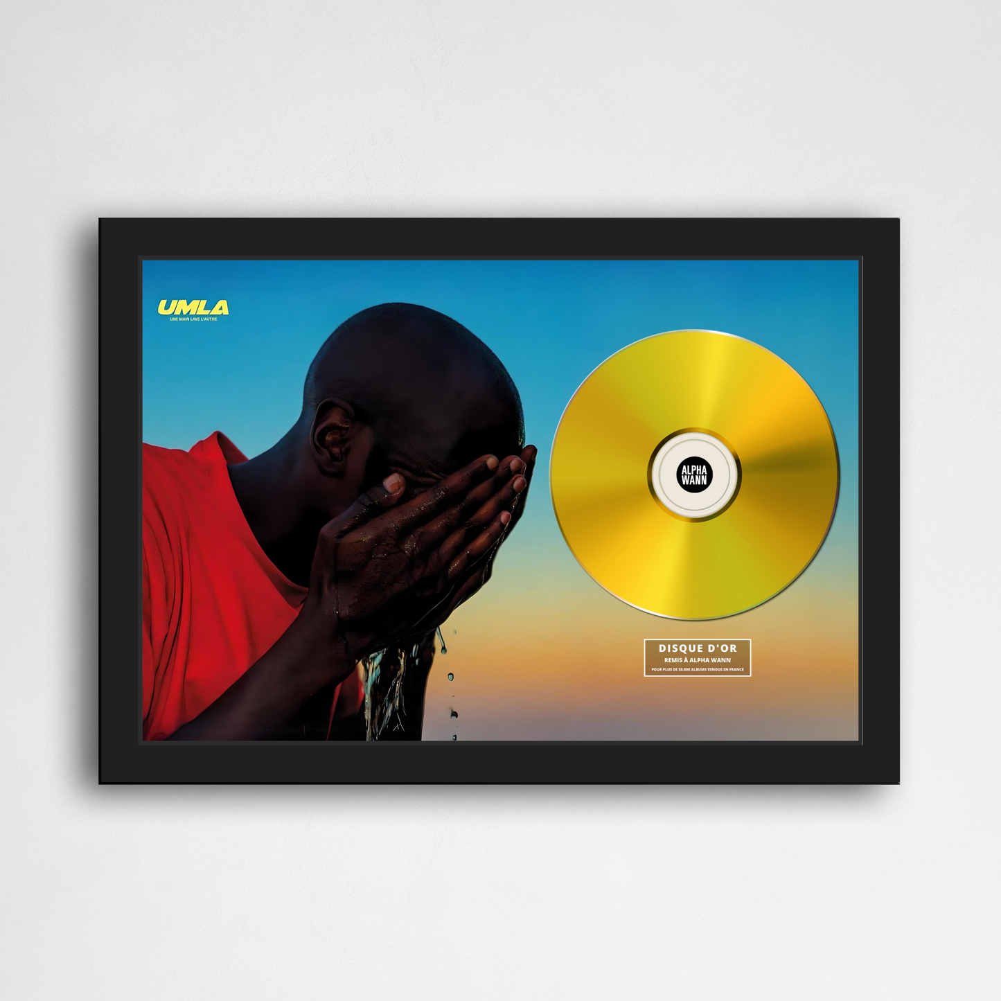 Disque d'or Alpha Wann - UMLA | Rapcertif