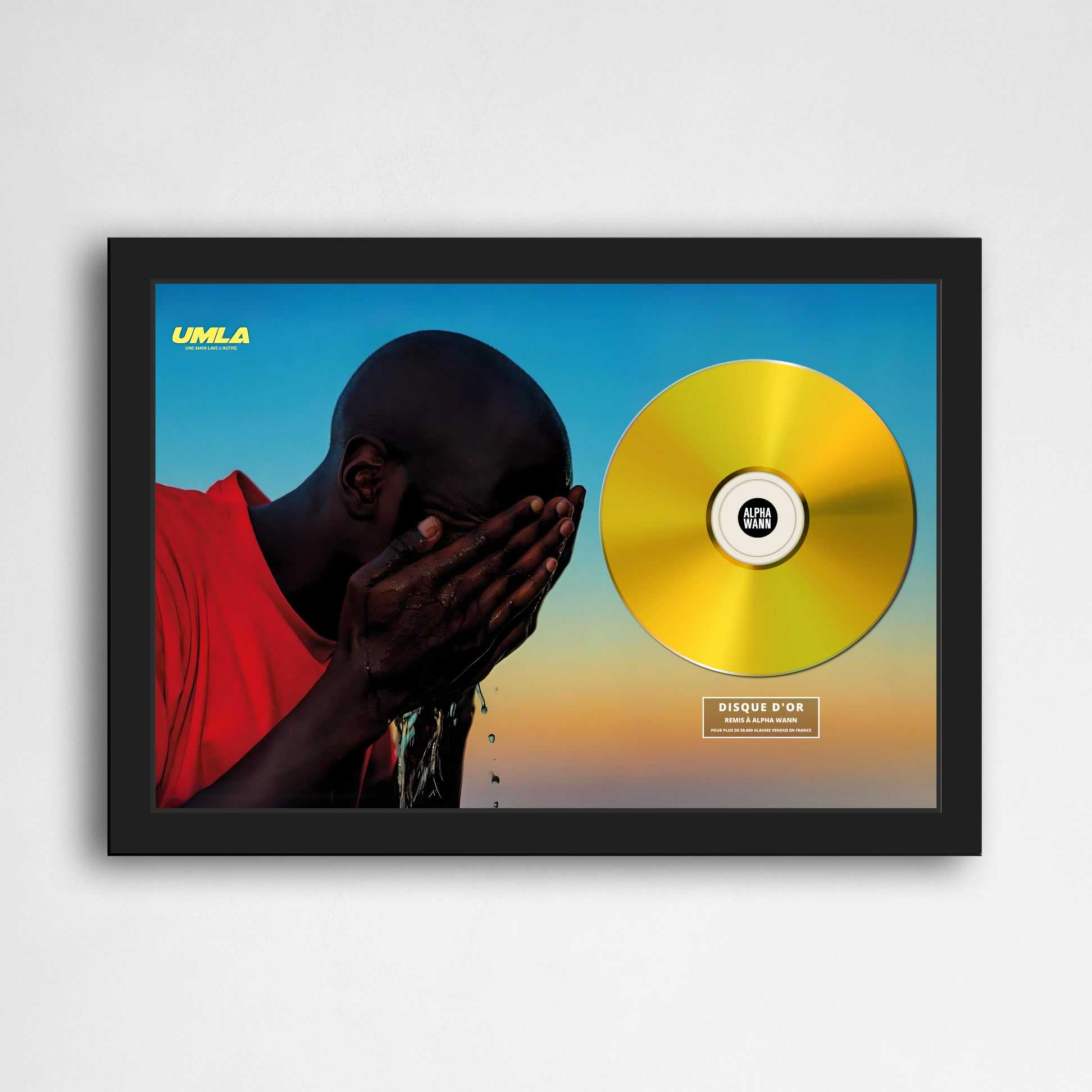 Disque d'or Alpha Wann - UMLA | Rapcertif