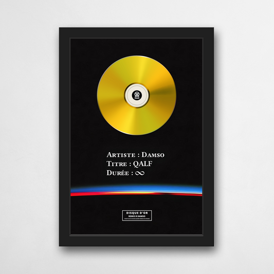 Disque d'or Damso -  QUALF infinity | Rapcertif