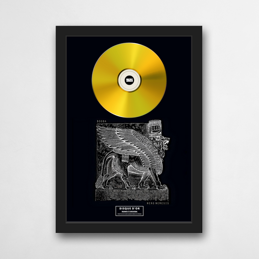 Disque d'or Booba - Nero nemesis | Rapcertif