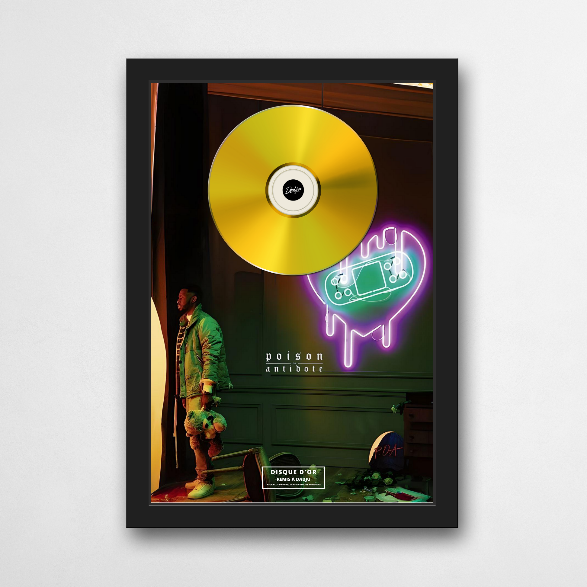 Disque d'or Dadju - Poison Ou Antidote | Rapcertif