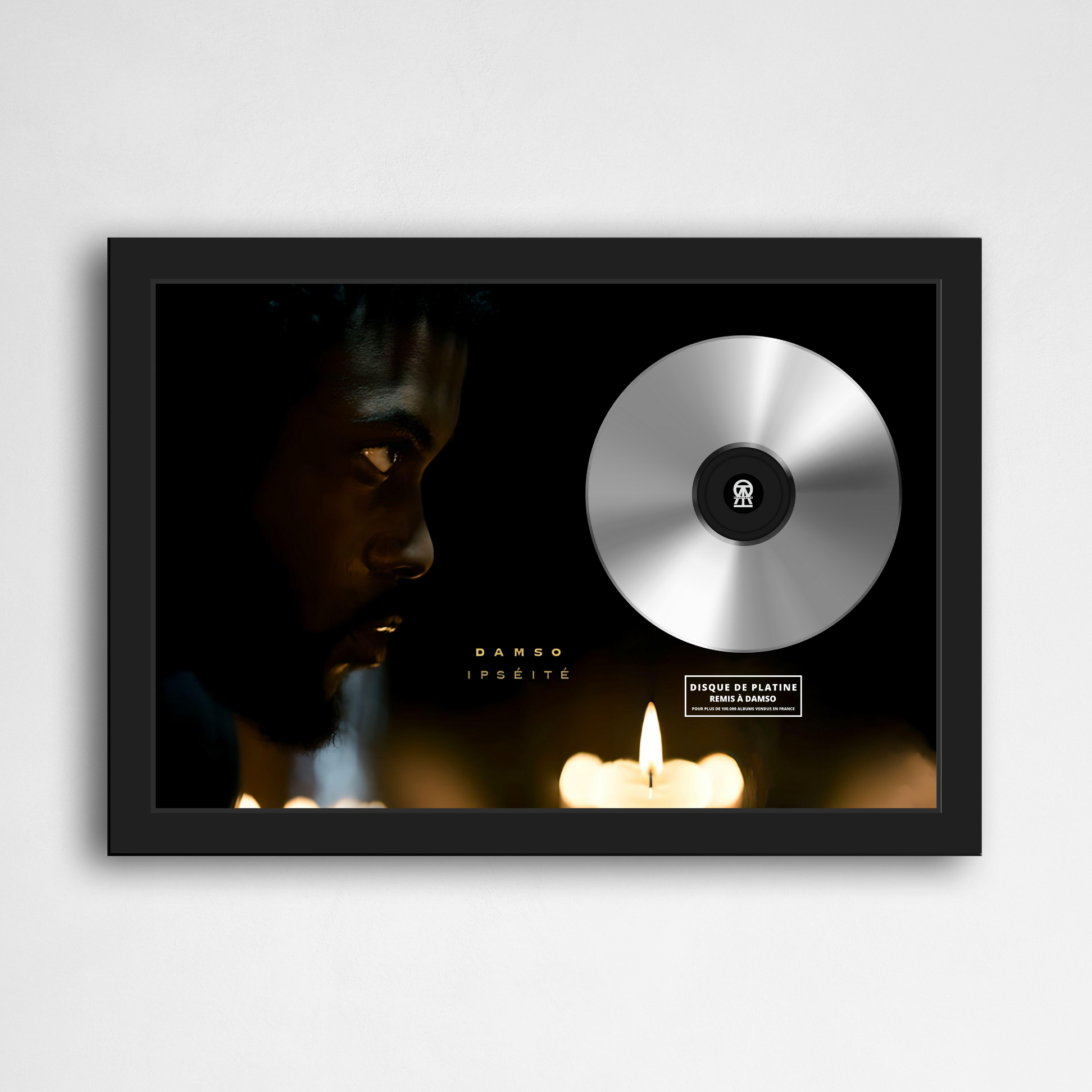 Disque de platine Damso - Ipséité | Rapcertif