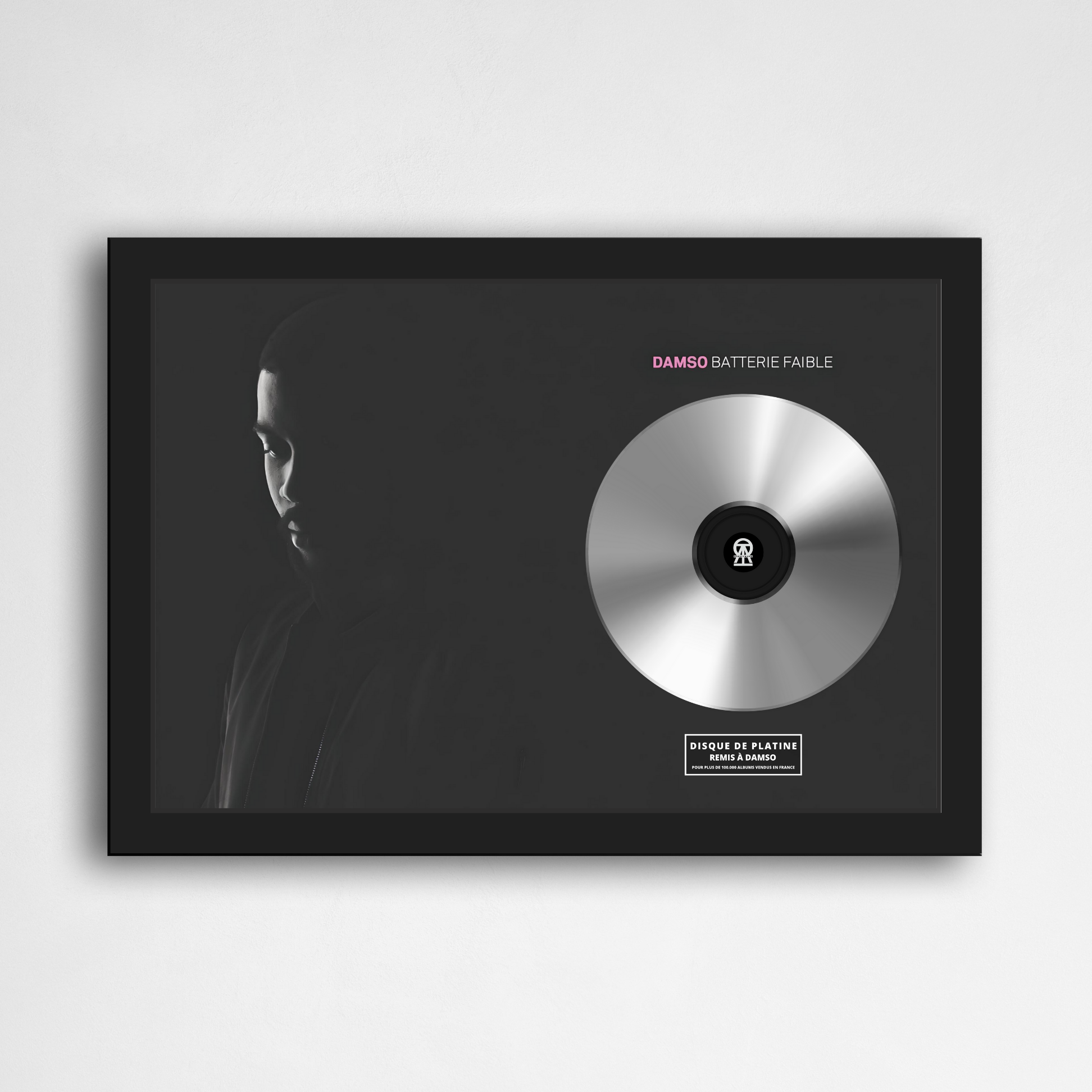 Disque de platine Damso - Batterie faible | Rapcertif