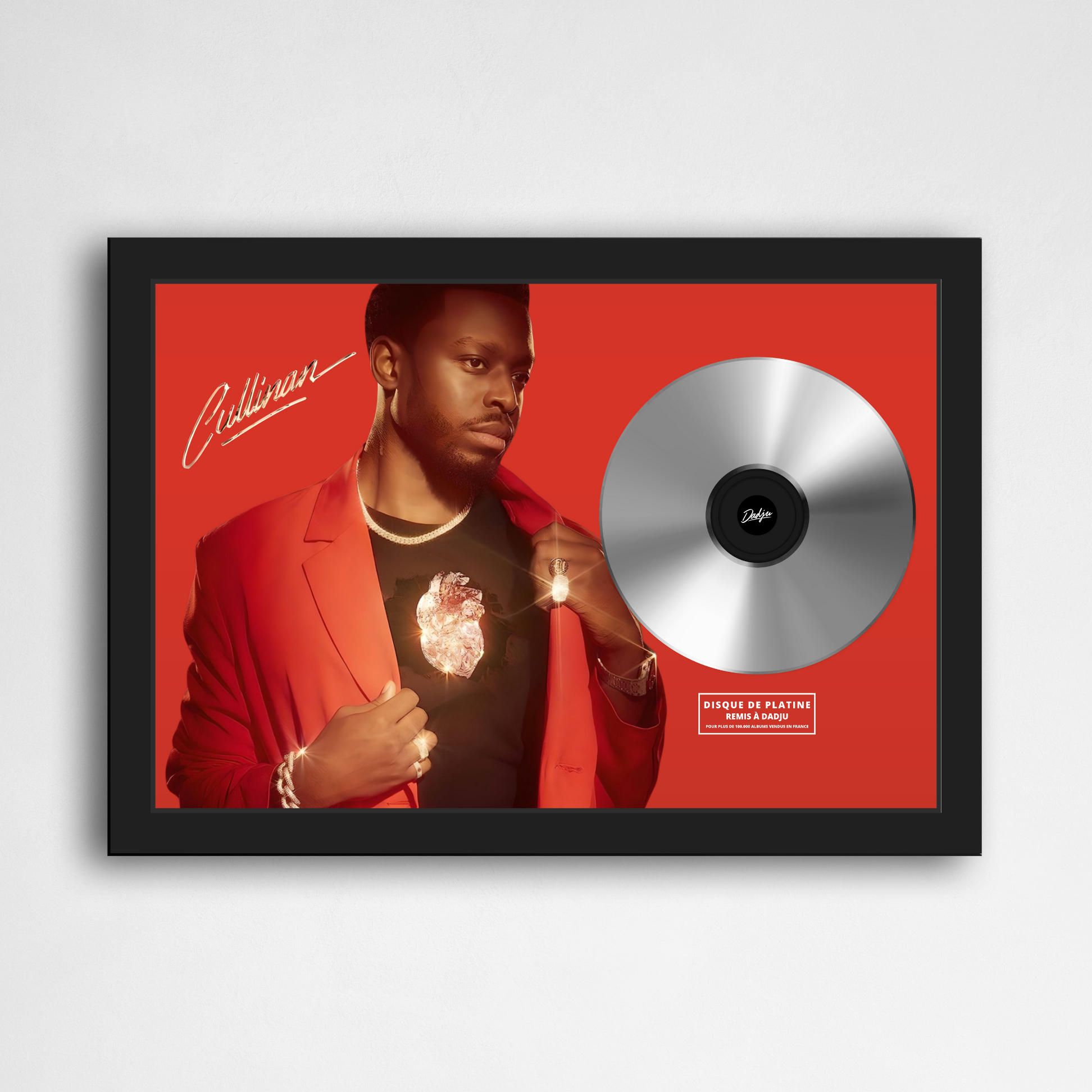 Disque de platine Dadju - Cullinan | Rapcertif