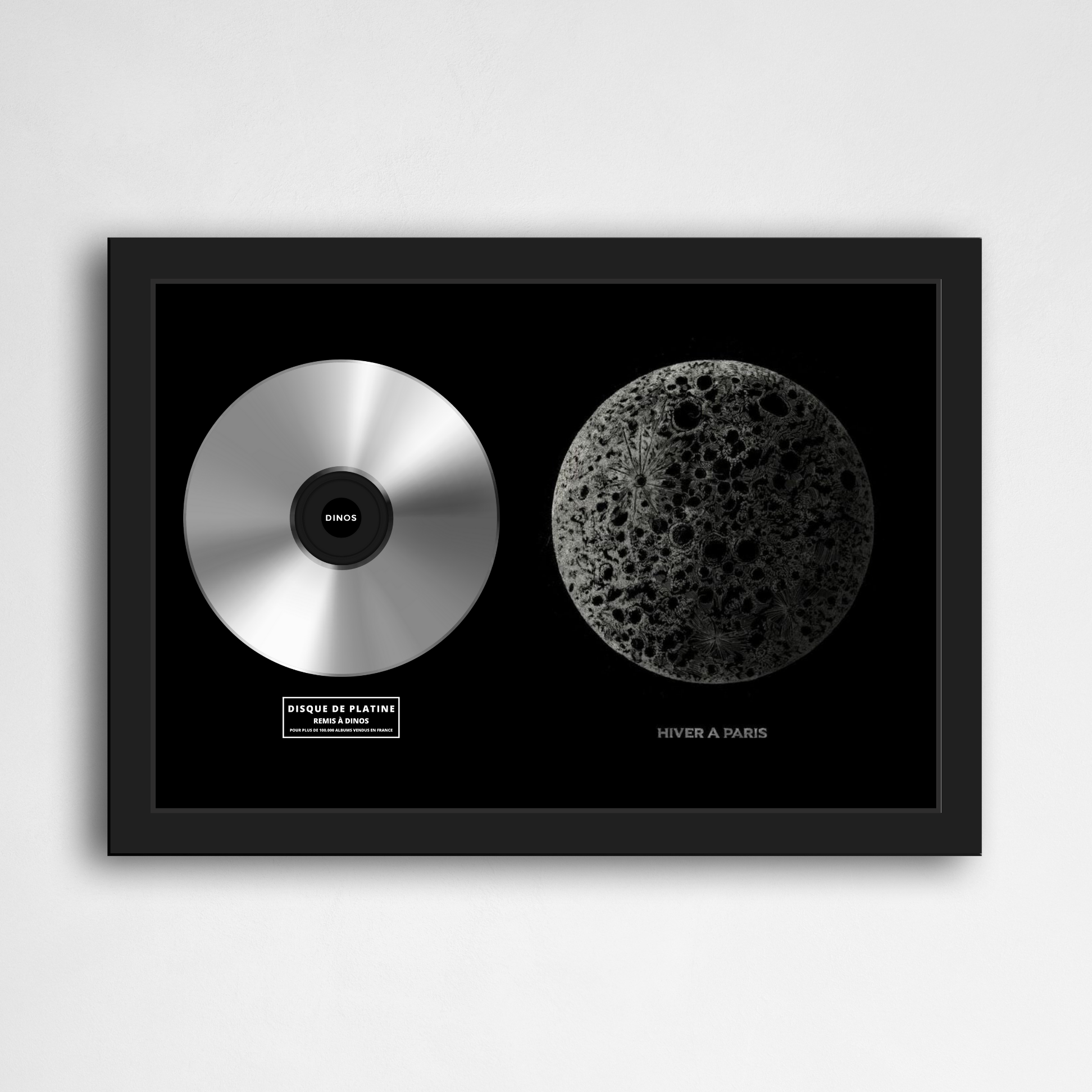 Disque de platine Dinos - Hiver à Paris | Rapcertif