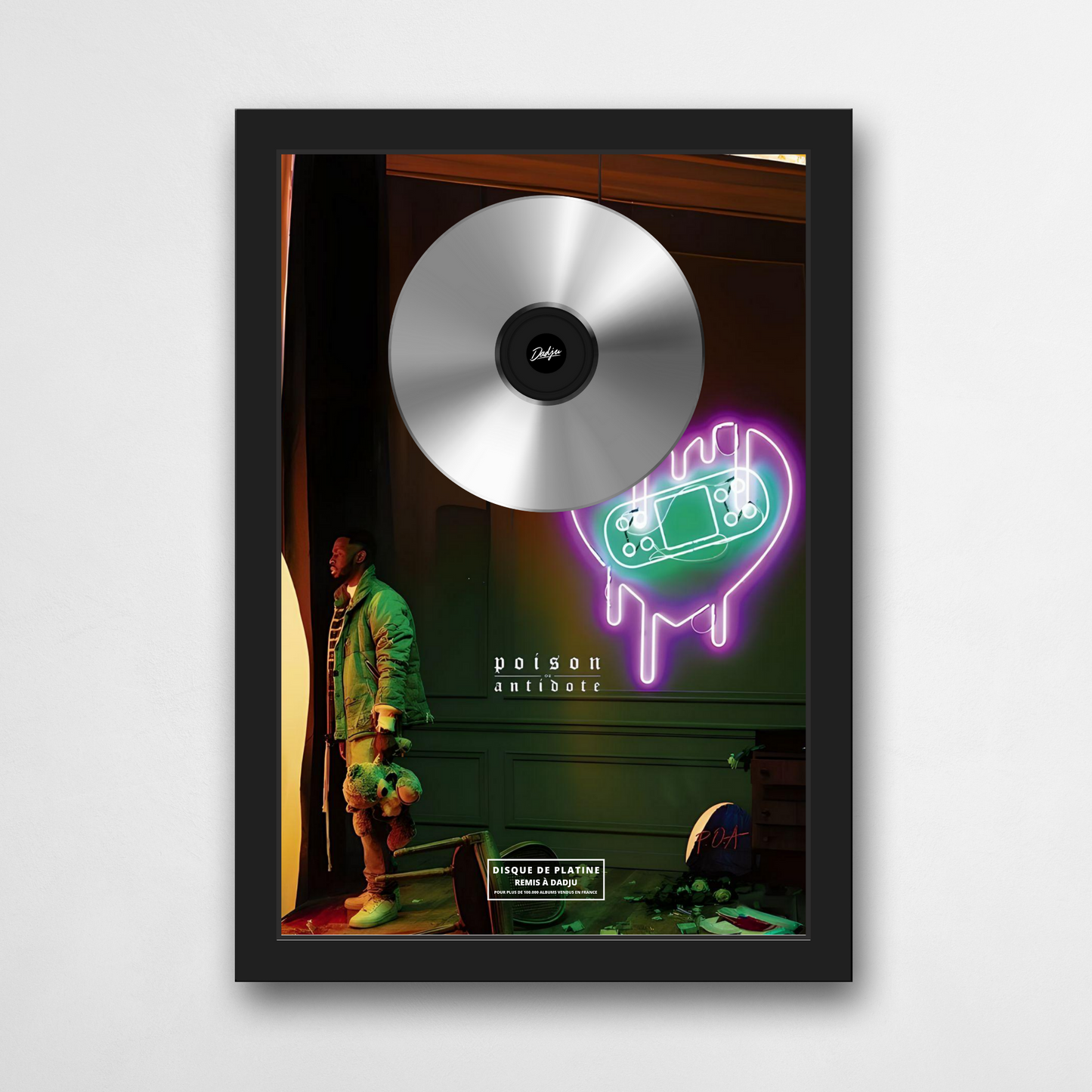 Disque de platine Dadju - Poison Ou Antidote | Rapcertif