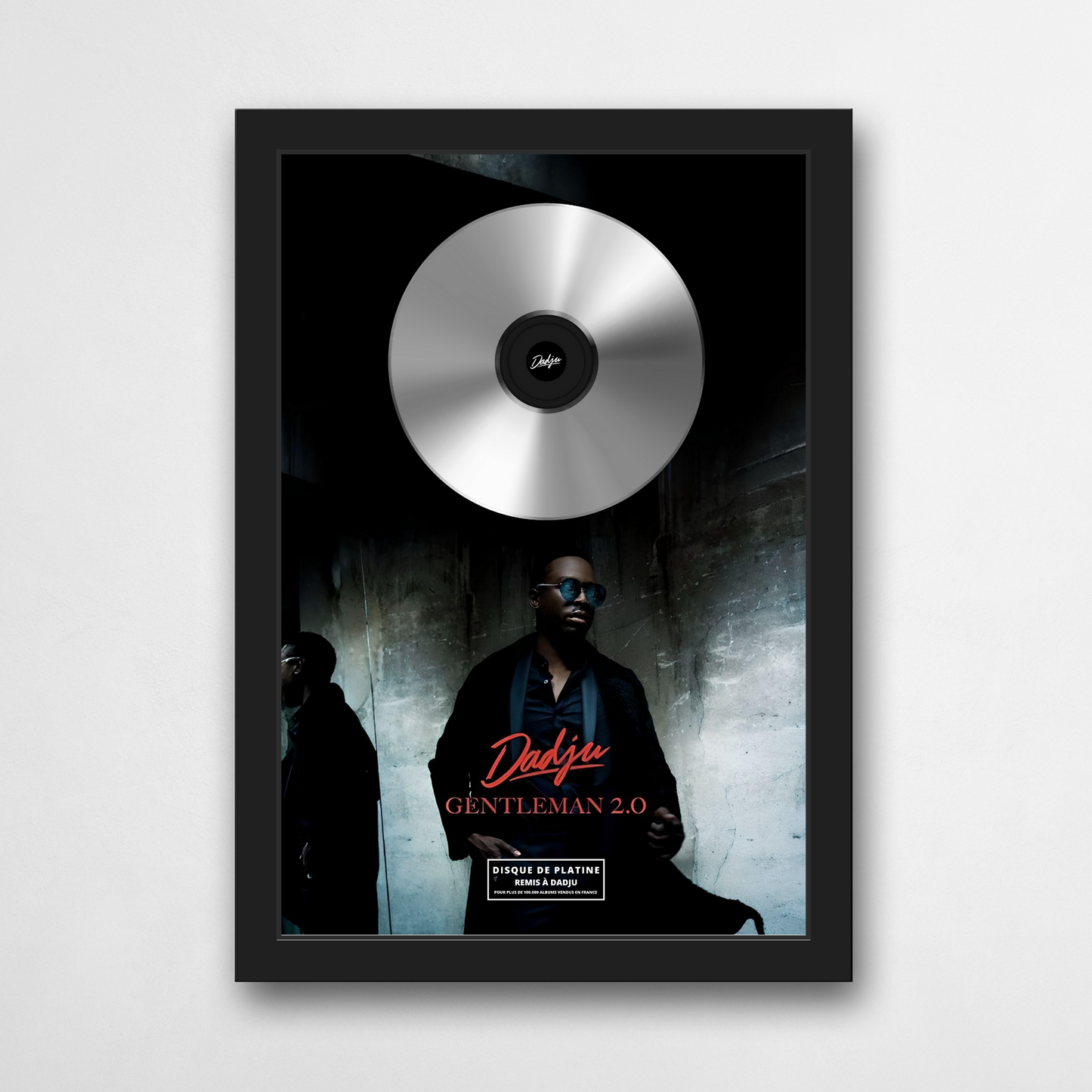Disque de platine Dadju - Gentleman 2.0 | Rapcertif