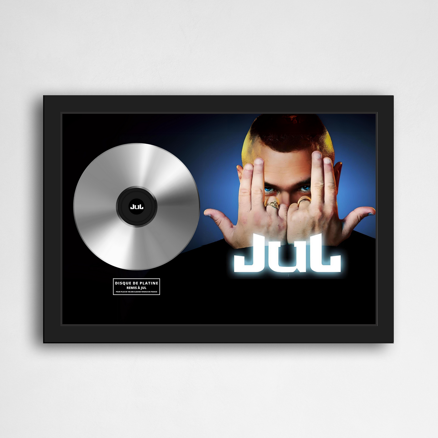 Disque de platine Jul - La zone en personne | Rapcertif