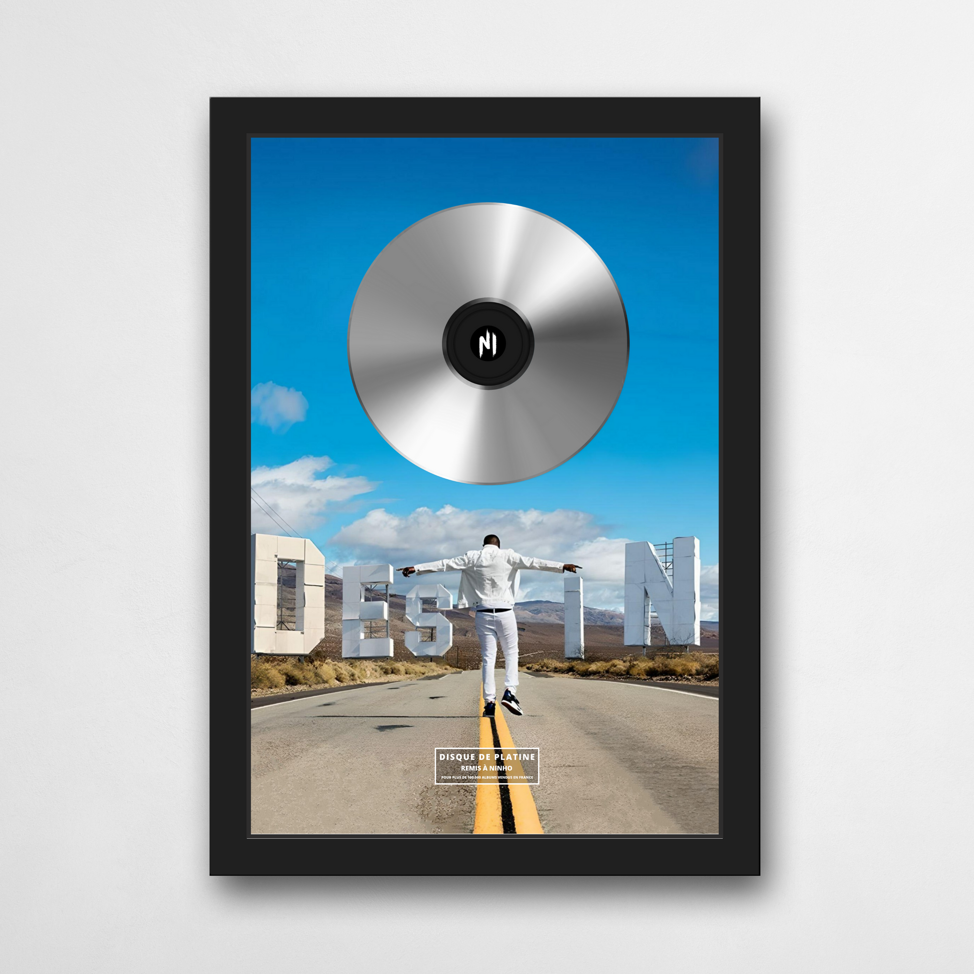 Disque de platine Ninho - Destin | Rapcertif